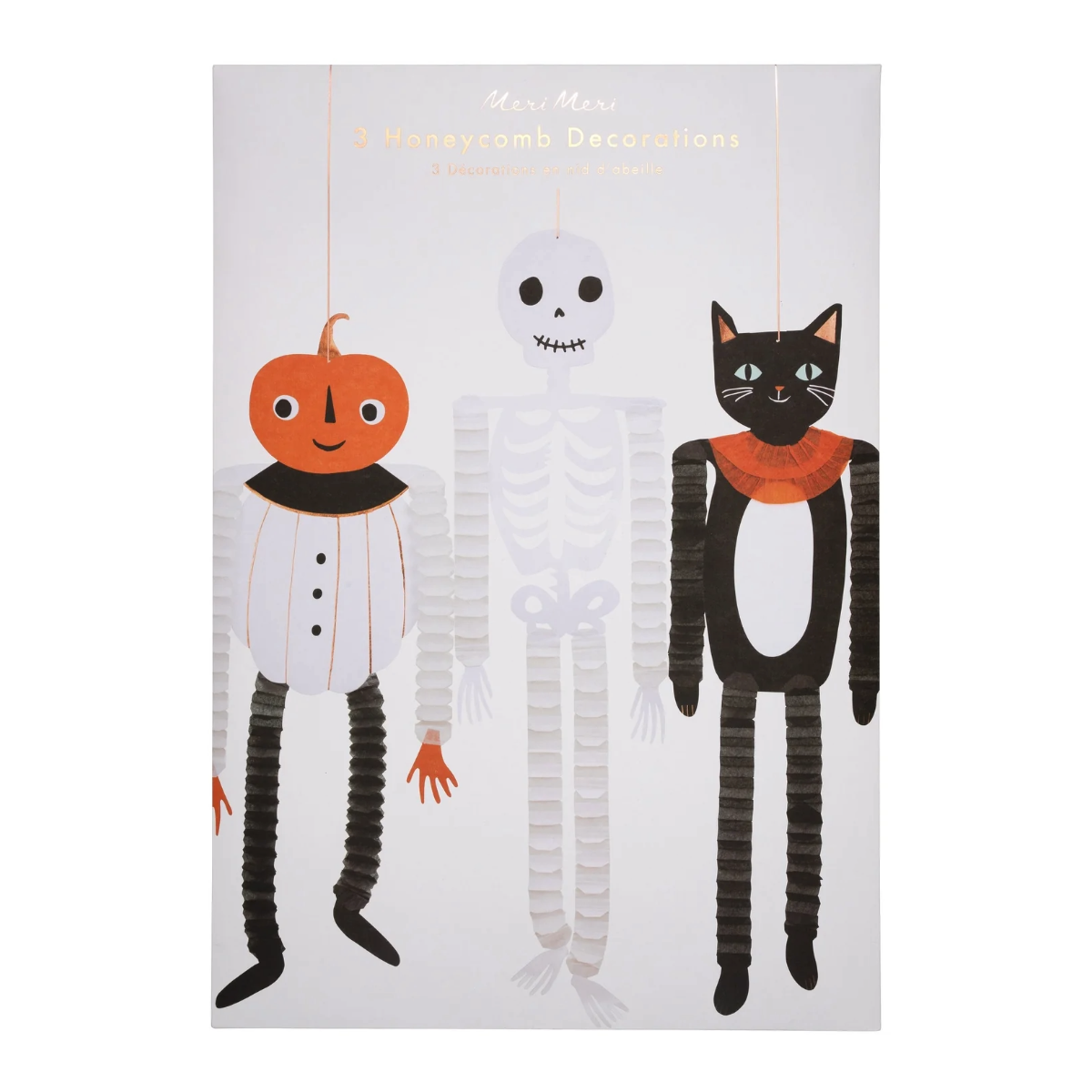 Vintage Halloween Honeycomb Decorations