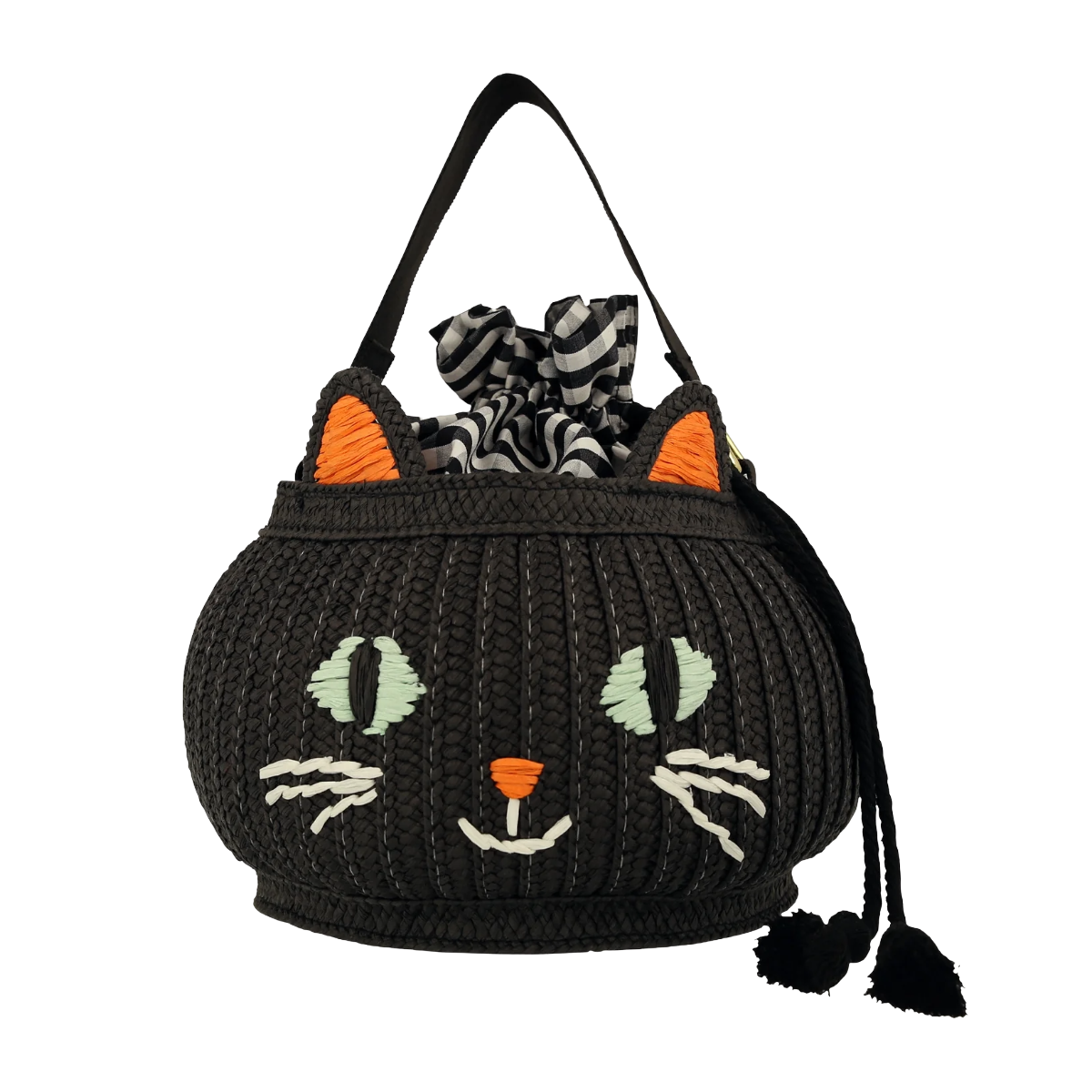 Trick Or Treat Cat Basket Bag