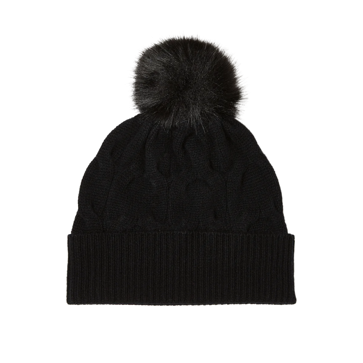 Luxe Cable Hat - Black