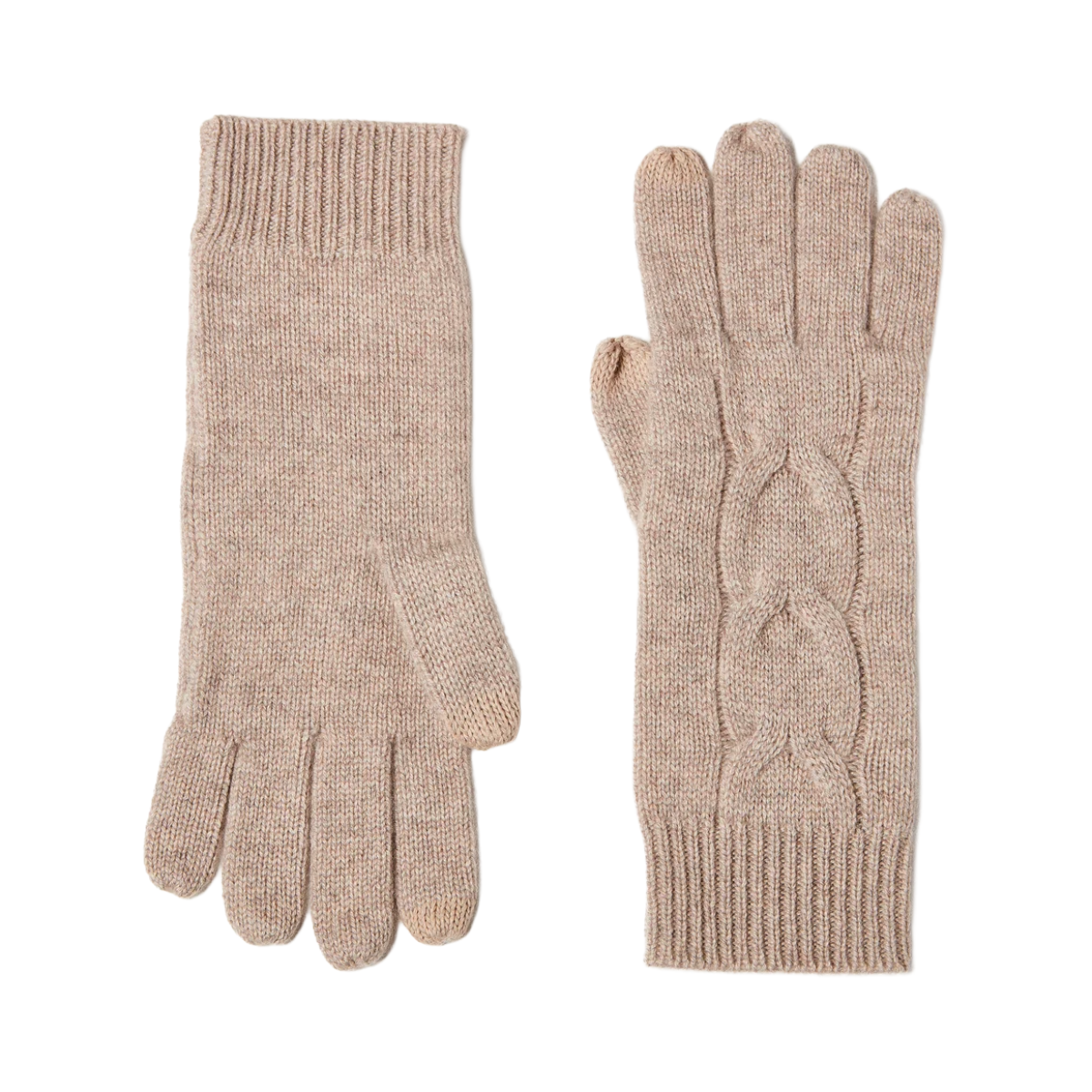 Luxe Cable Glove - Taupe