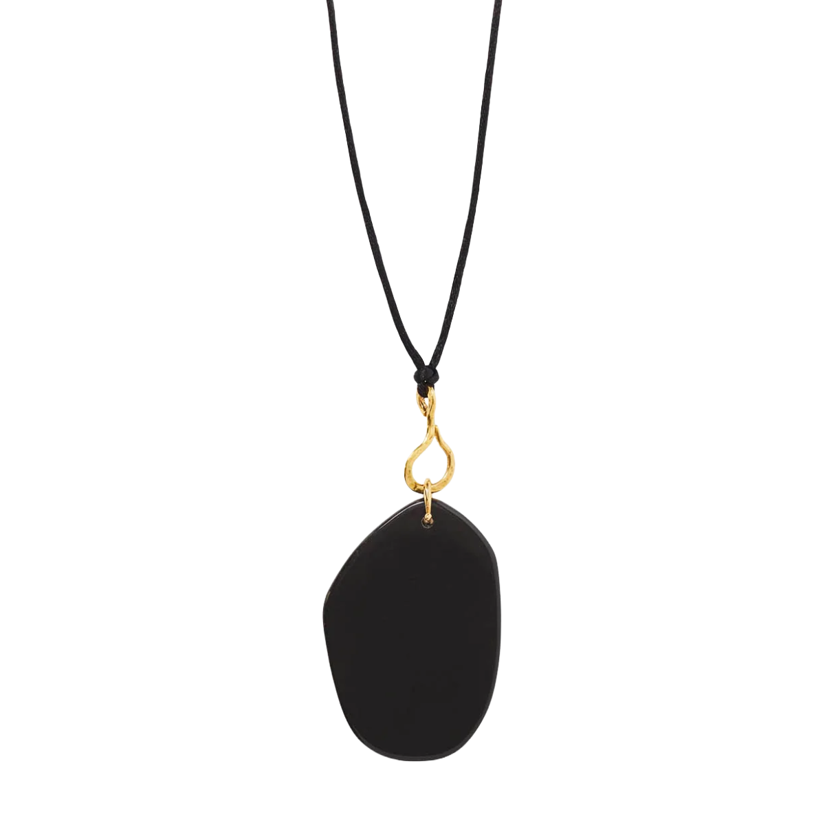 Slice Necklace Black