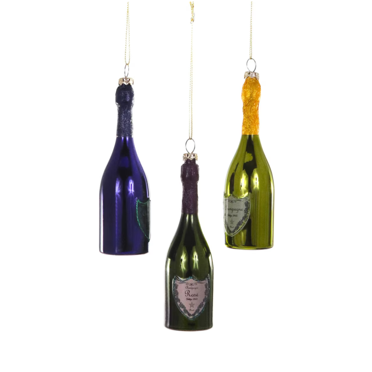 Champagne Ornament - Asst