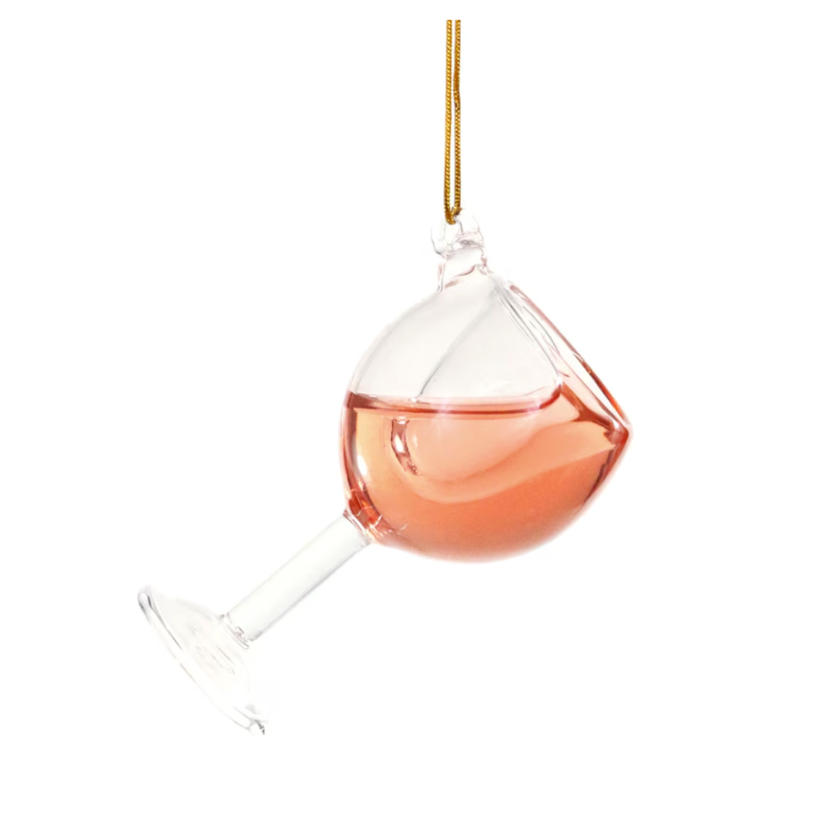 Pink Wine Ornament