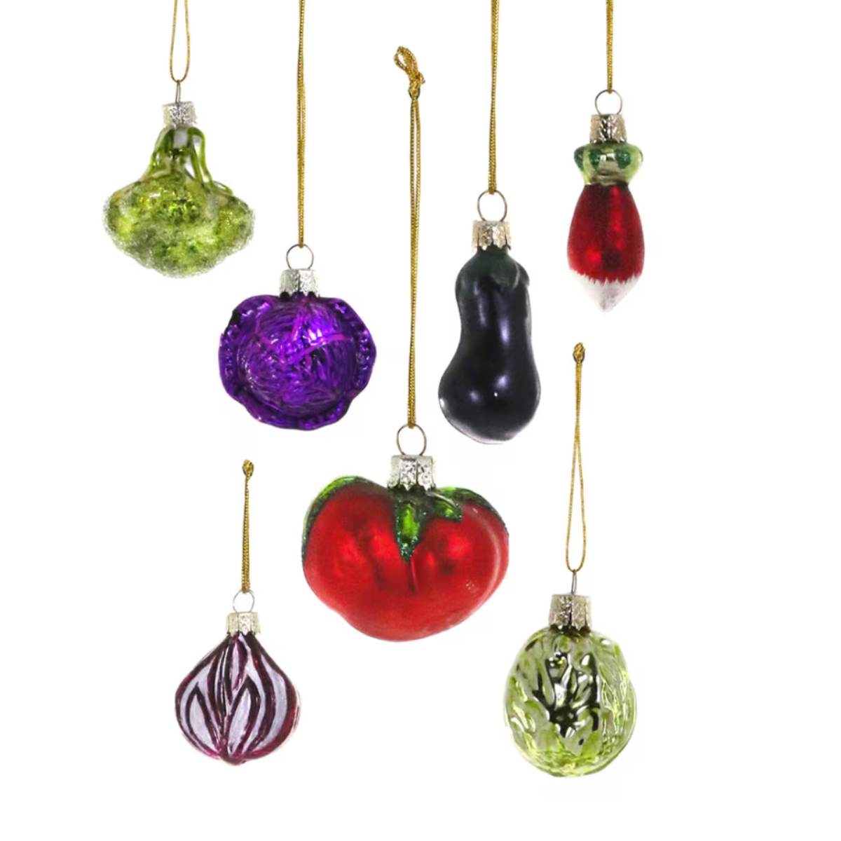 Heirloom Vegetable Ornaments Asst.