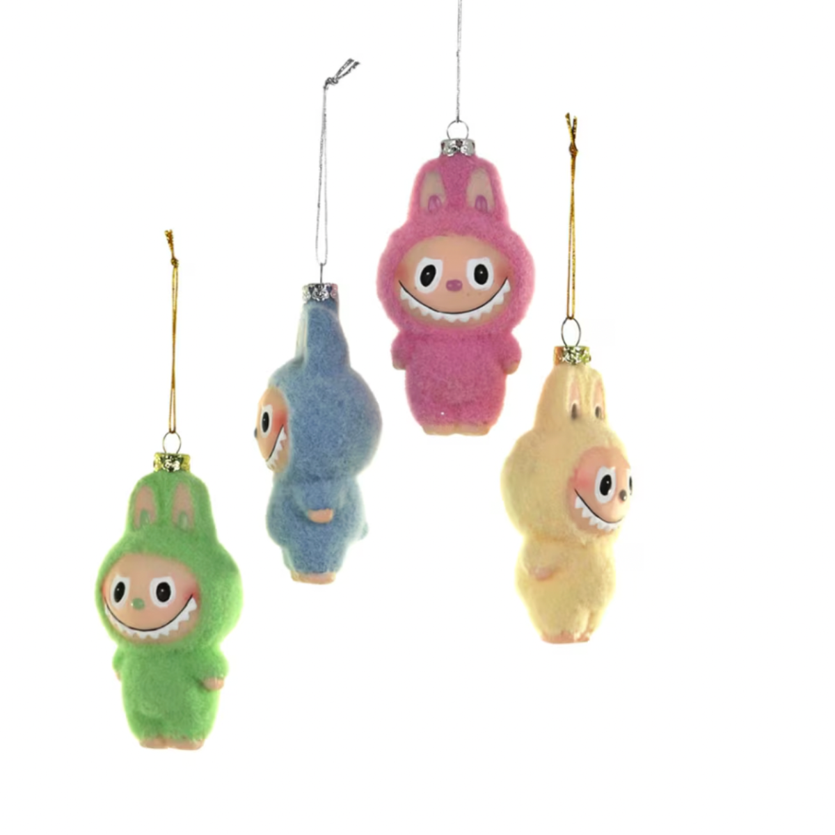 Fuzzy Monster Ornament Asst.