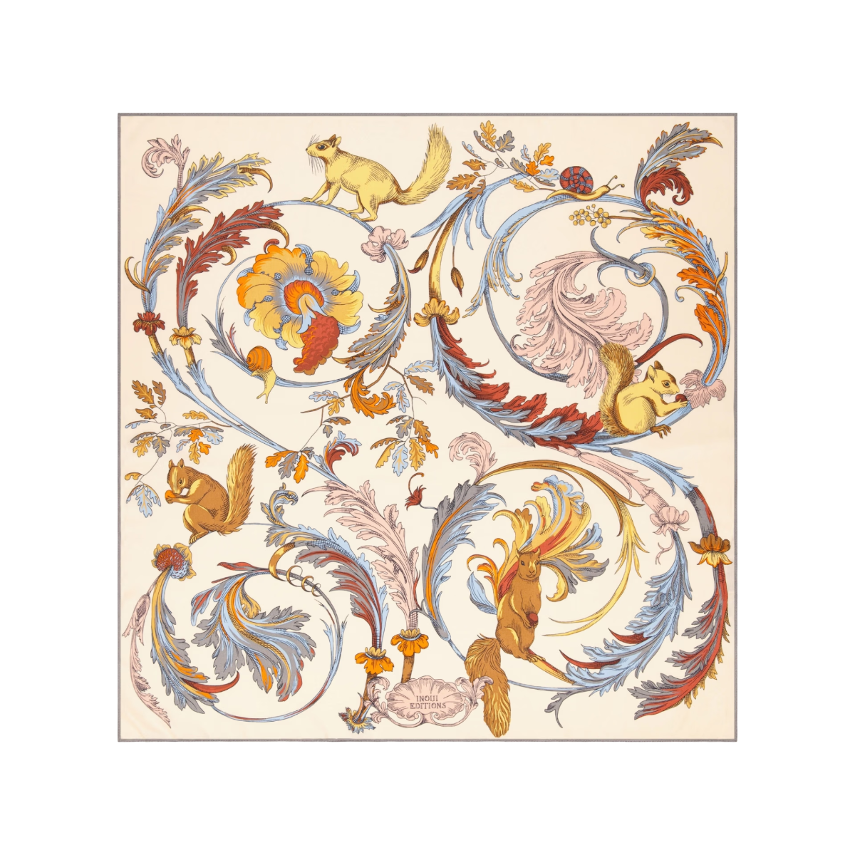 Square 100 Rococo - White