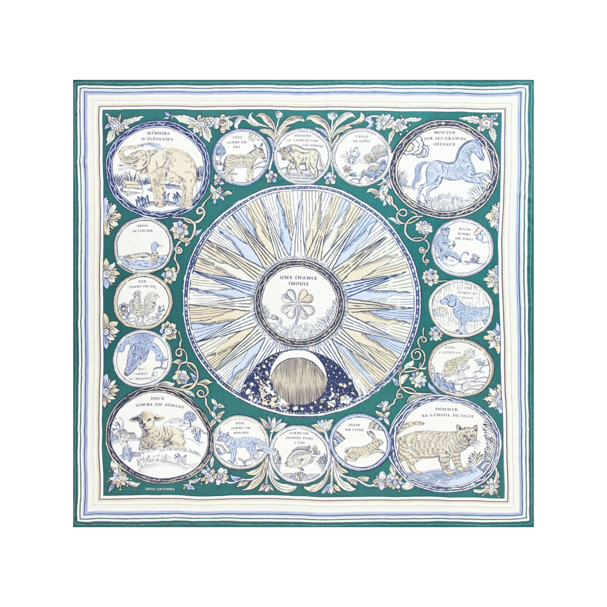 Square 130 Chance Inoui - Green