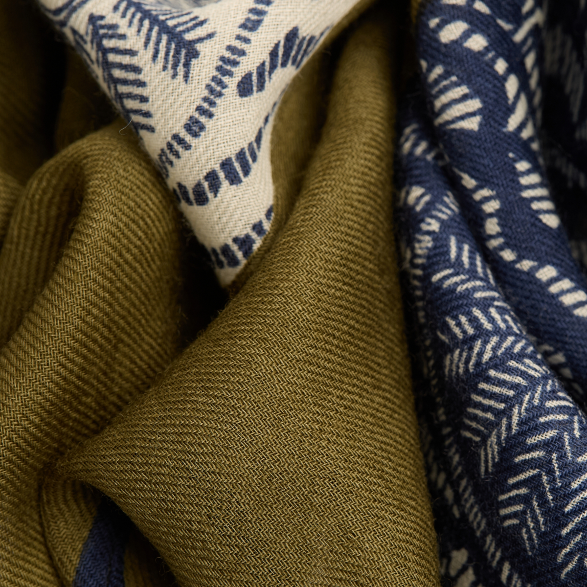 Scarf 80 Chouette - Khaki