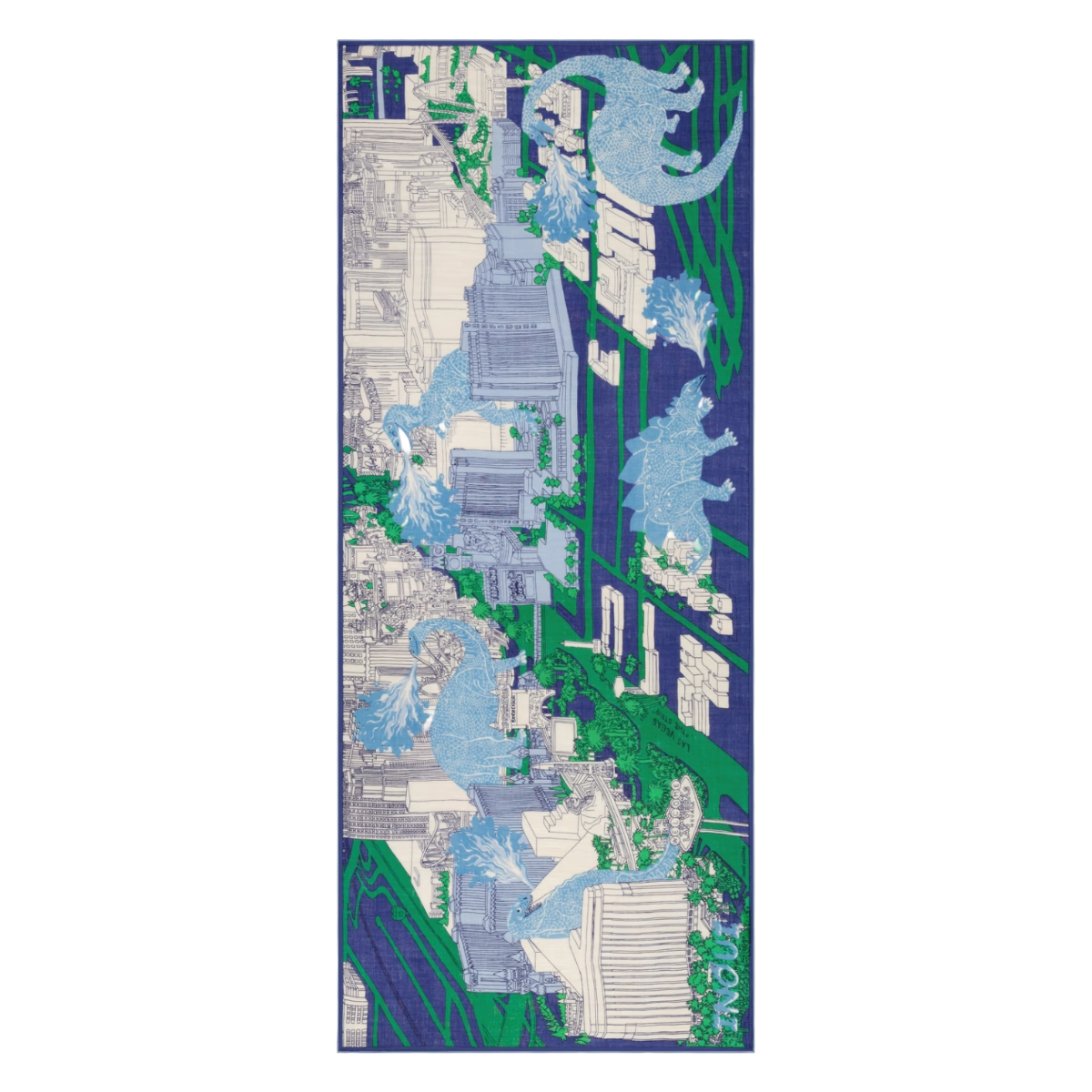 Scarf 80 Vegas - Blue