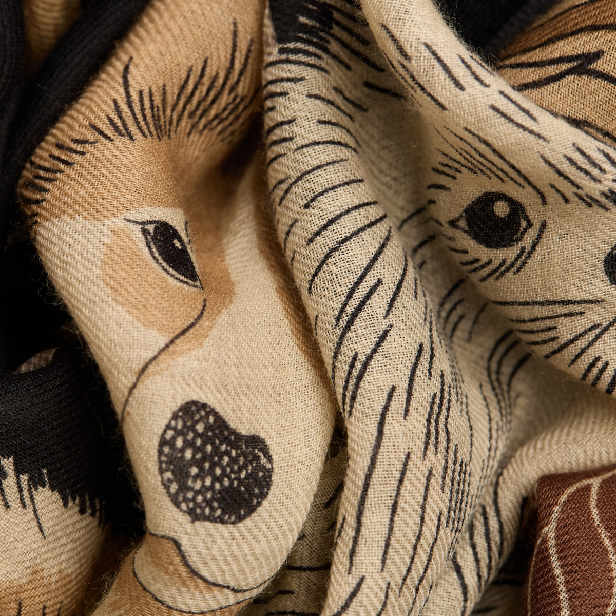 Scarf 100 Toutou - Black