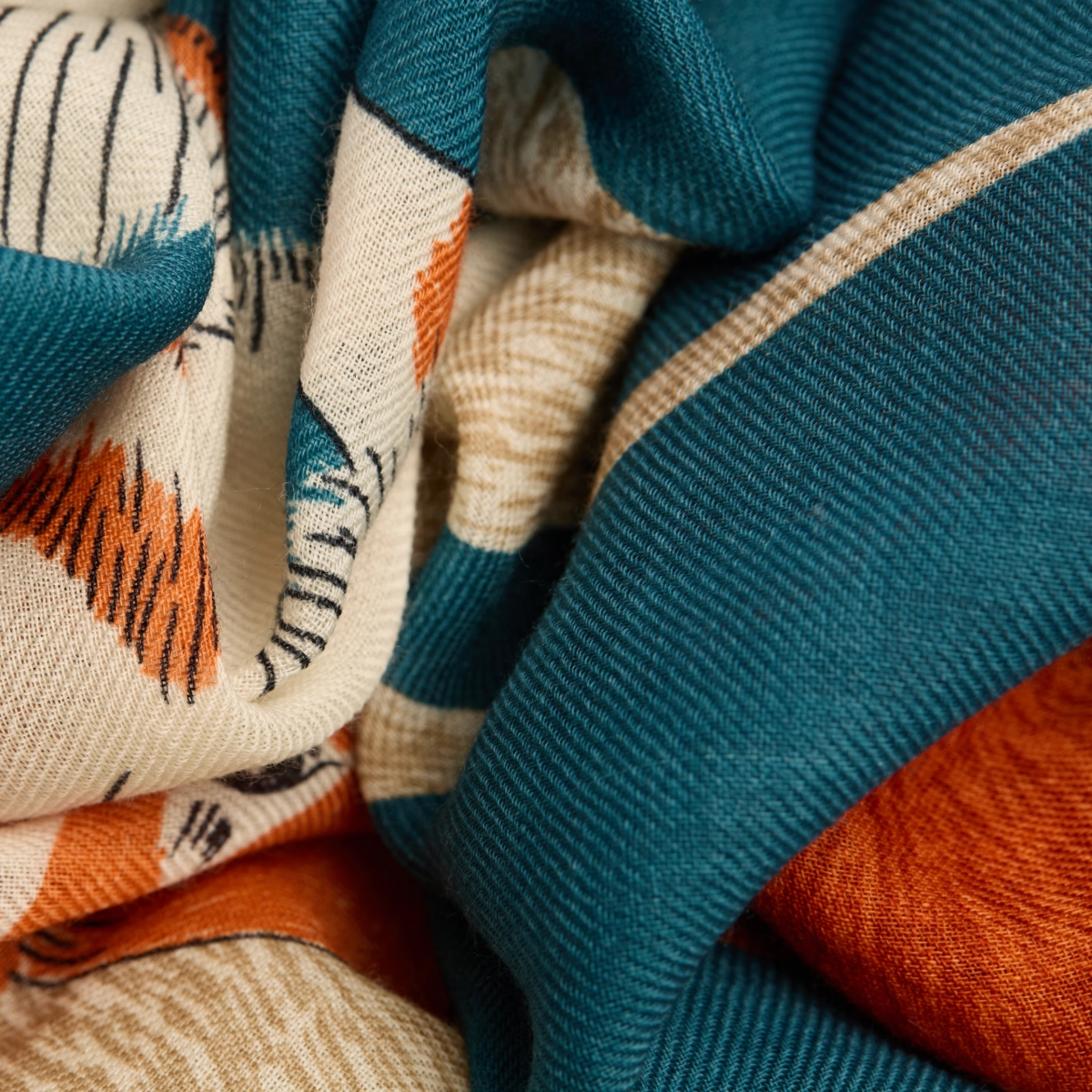 Scarf 100 Toutou - Duck Blue