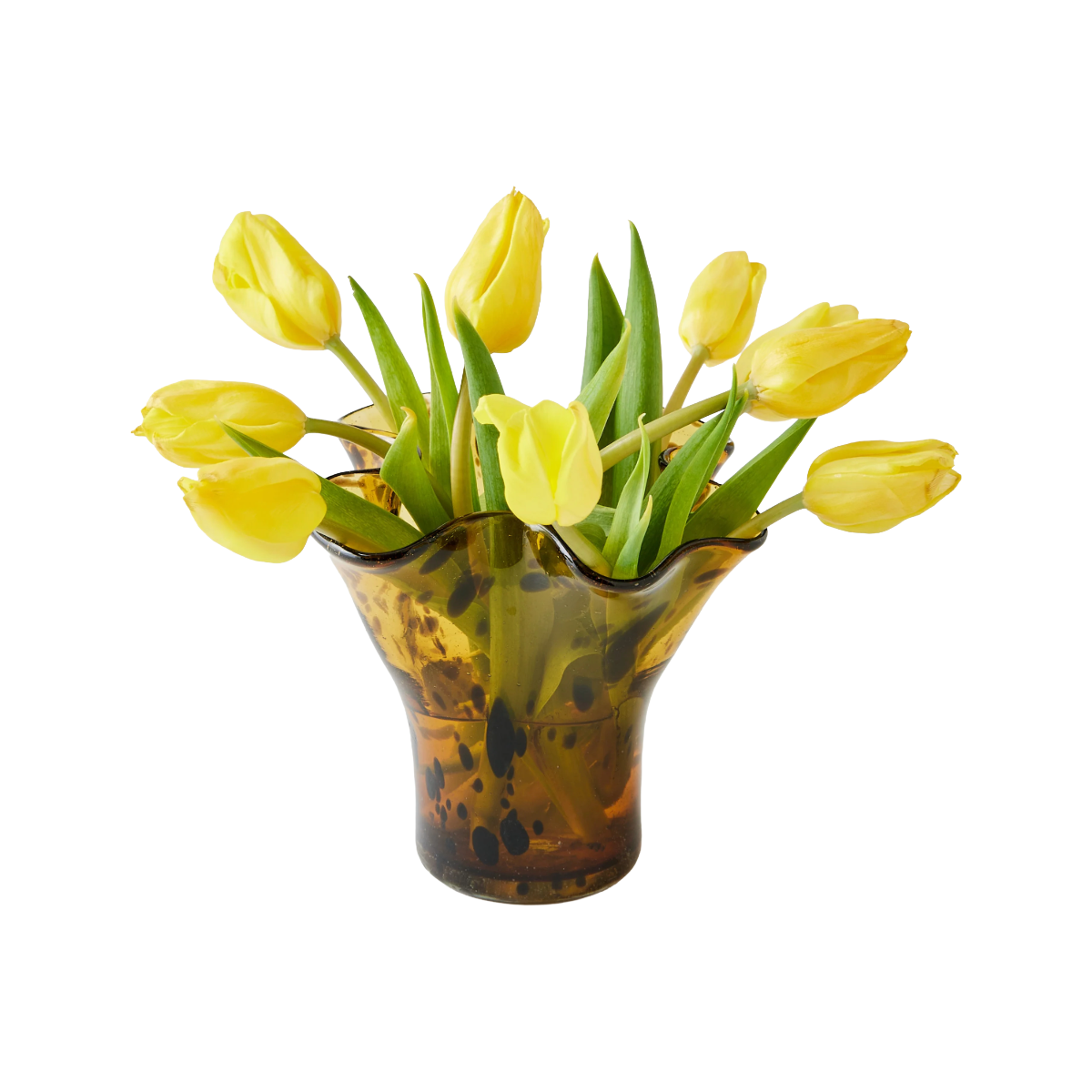 Tortoise Petite Lettuce Leaf Vase