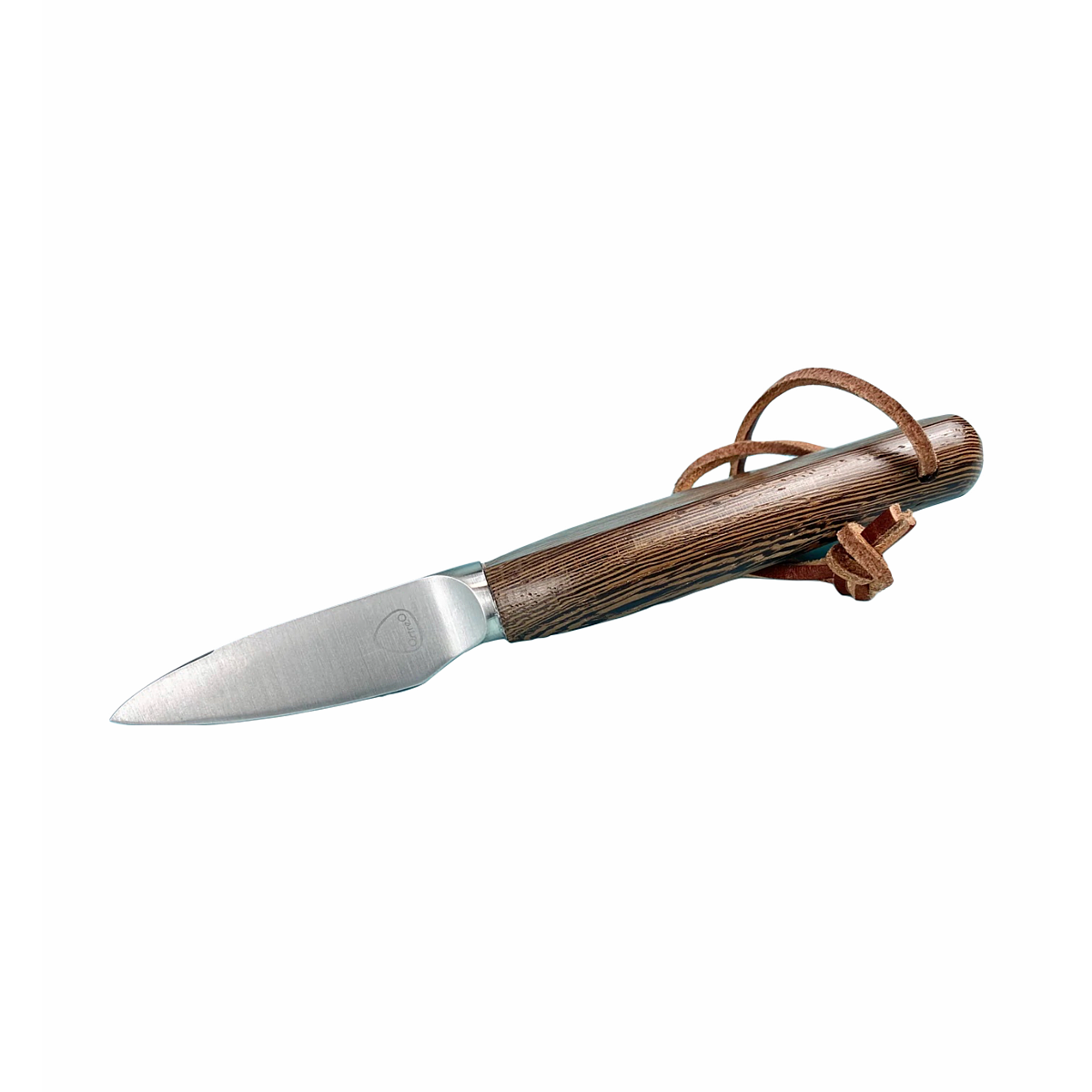 Ecallier Oyster Knife in Leather Pouch - Wenge