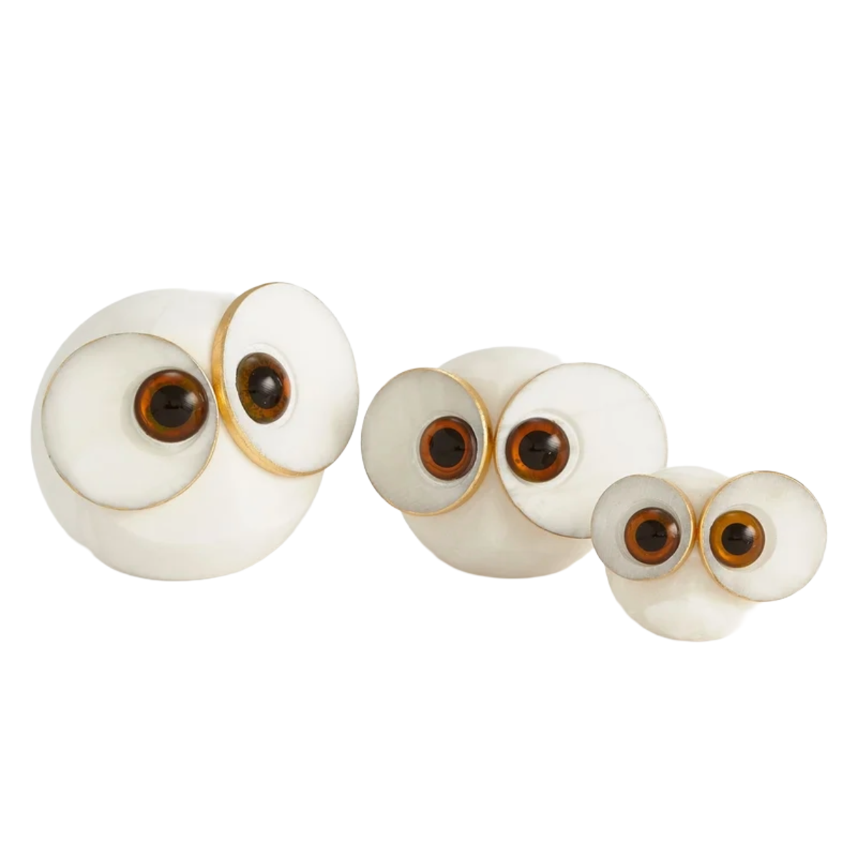 Alabaster Big Eyed Owl