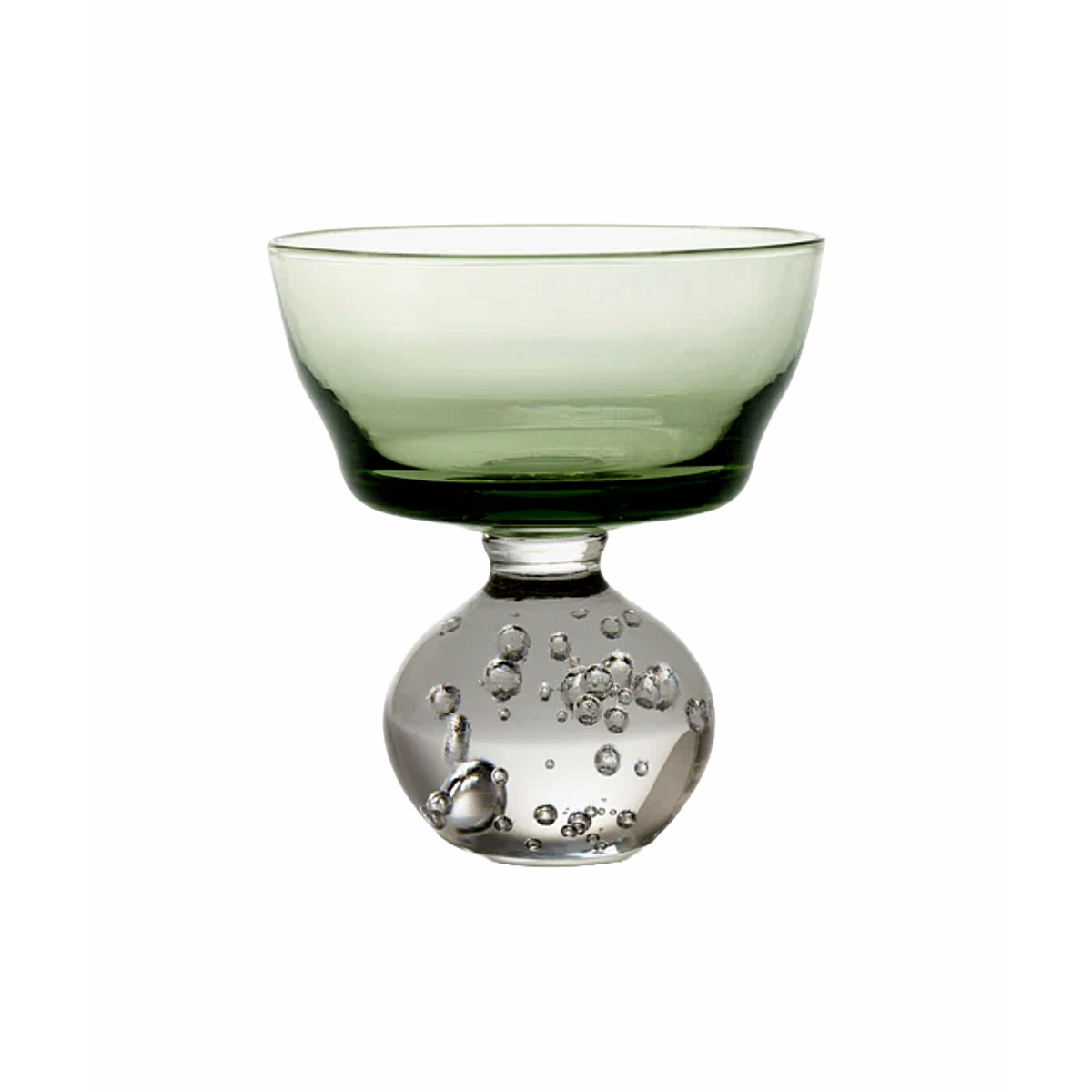 Green Eternal Snow Stem Glass