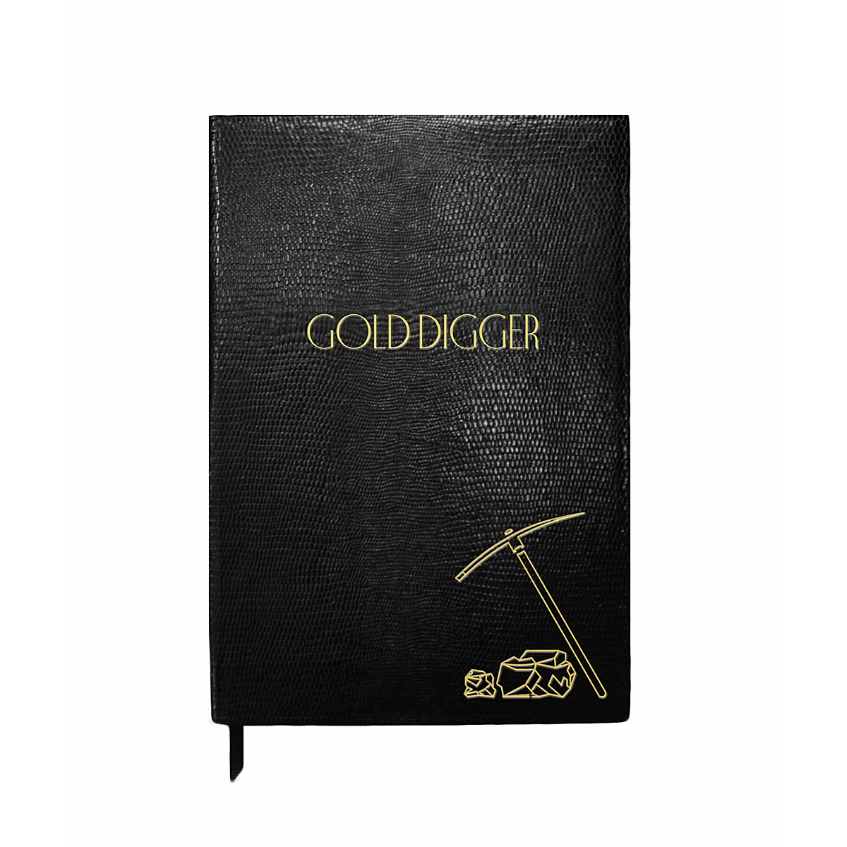 Gold Digger Black Notebook