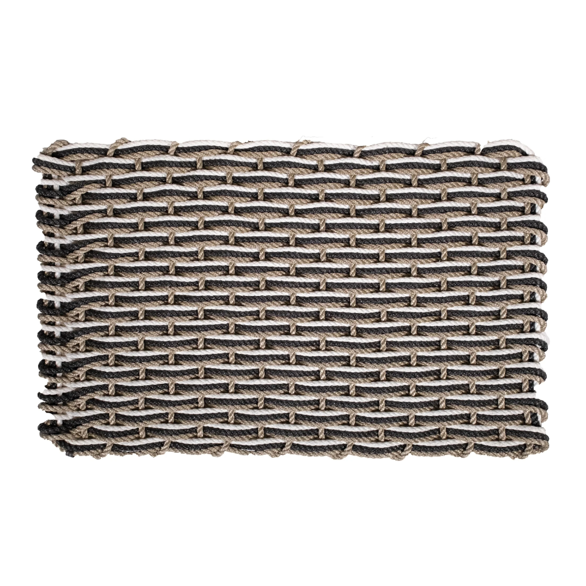 Doormat - Sand/Charcoal/Pearl Triple Weave