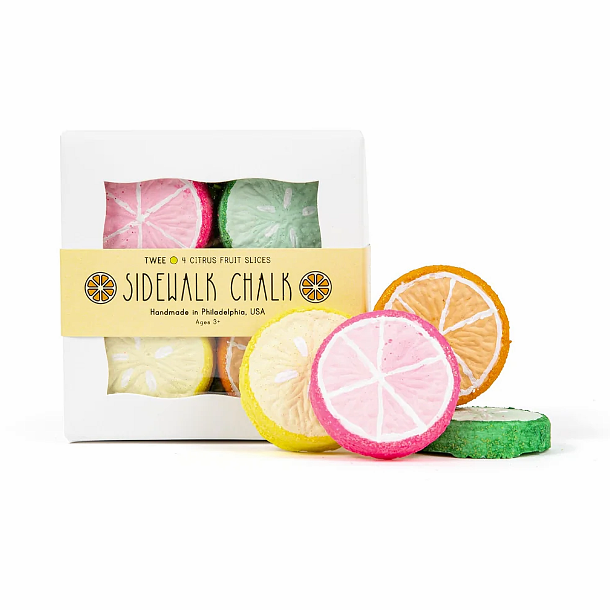 Citrus Slices Sidewalk Chalk