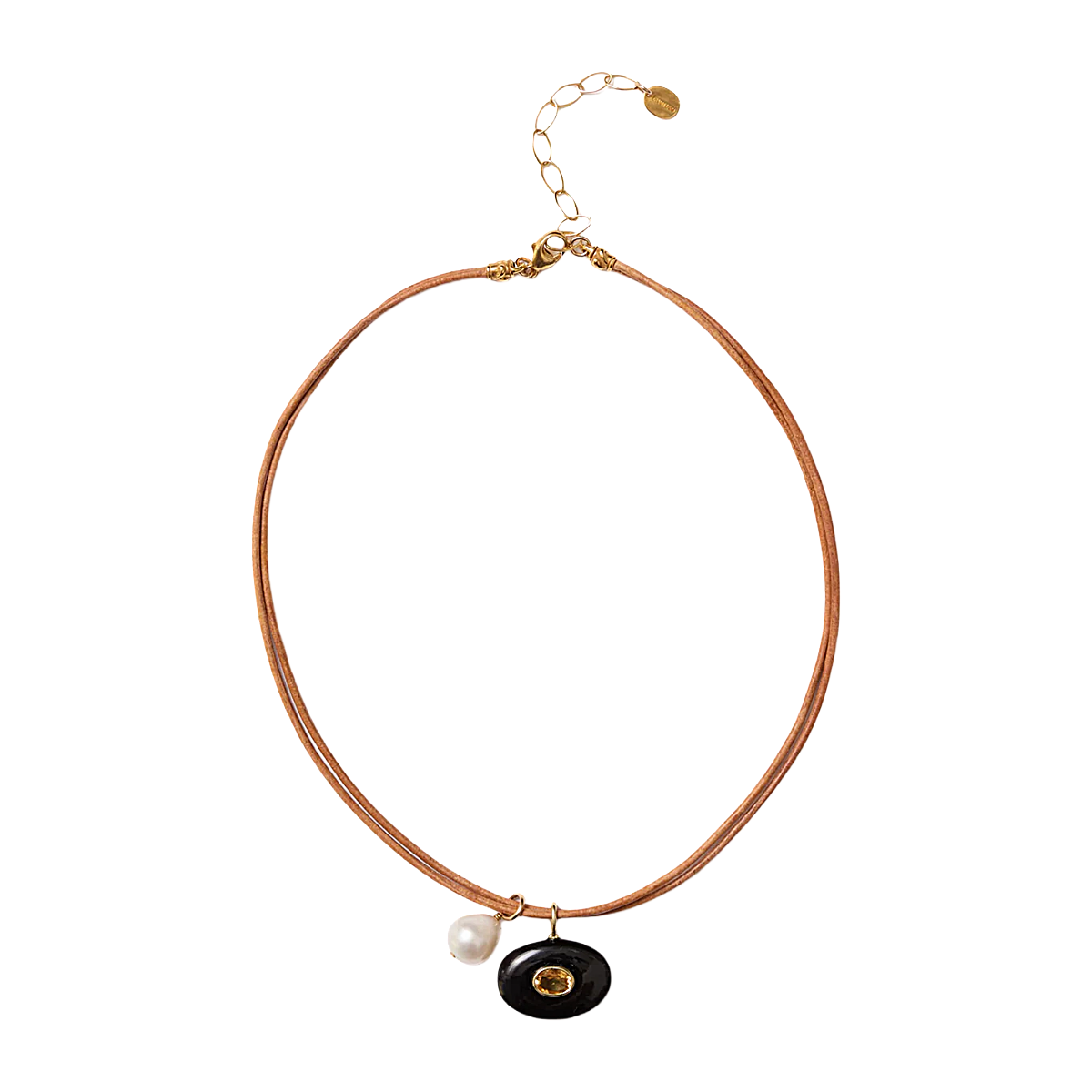 Seed Cord Necklace - Onyx