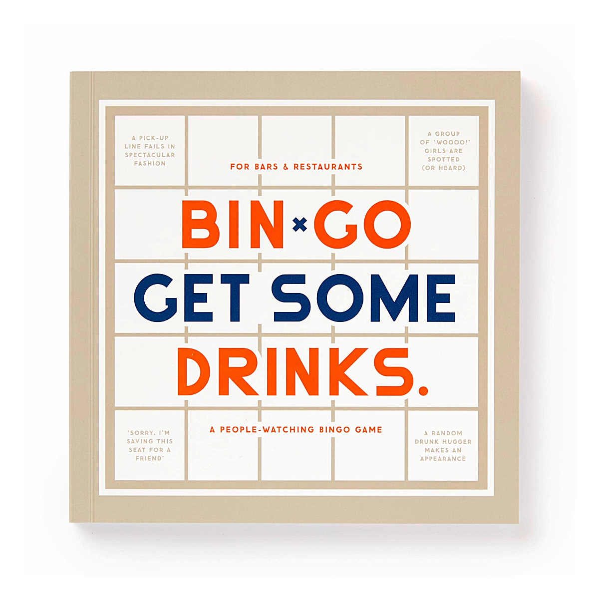 Brass Monkey Bin-go Get A Few Drinks Bingo Book