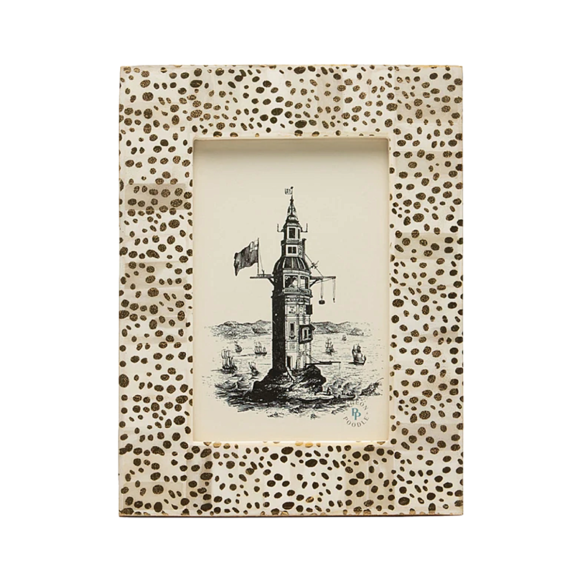 Ismailia Spotted Frame - Gold