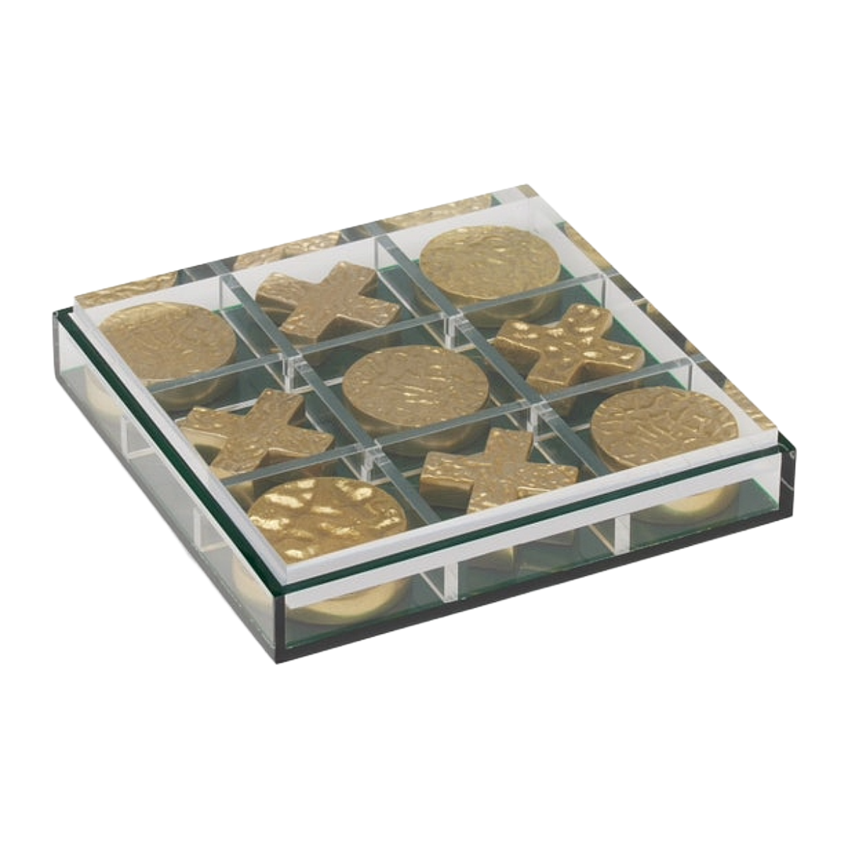 Alzey Tic Tac Toe Set - Clear/Green