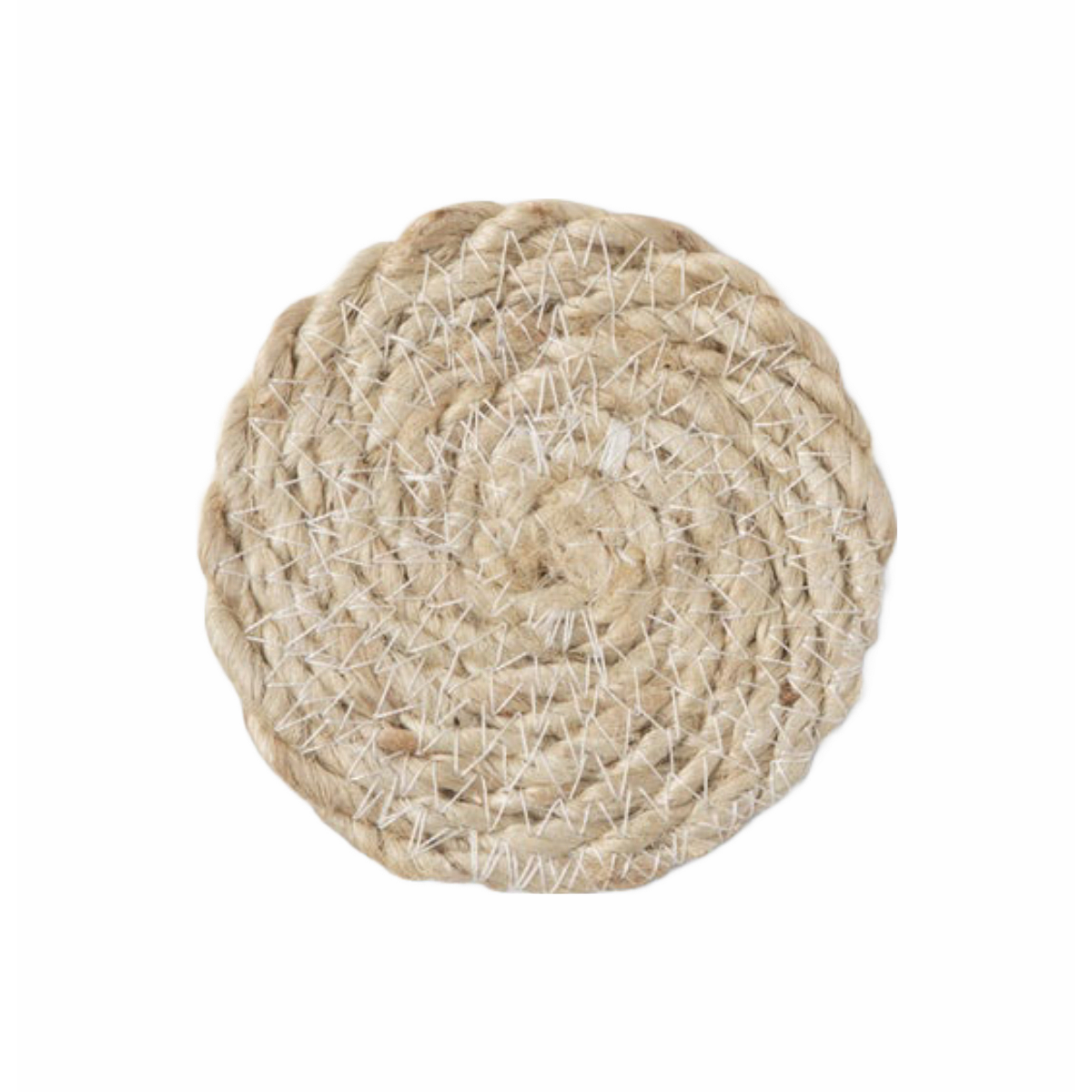 Whitley Jute Coasters Boxed Set of 4 - Natural