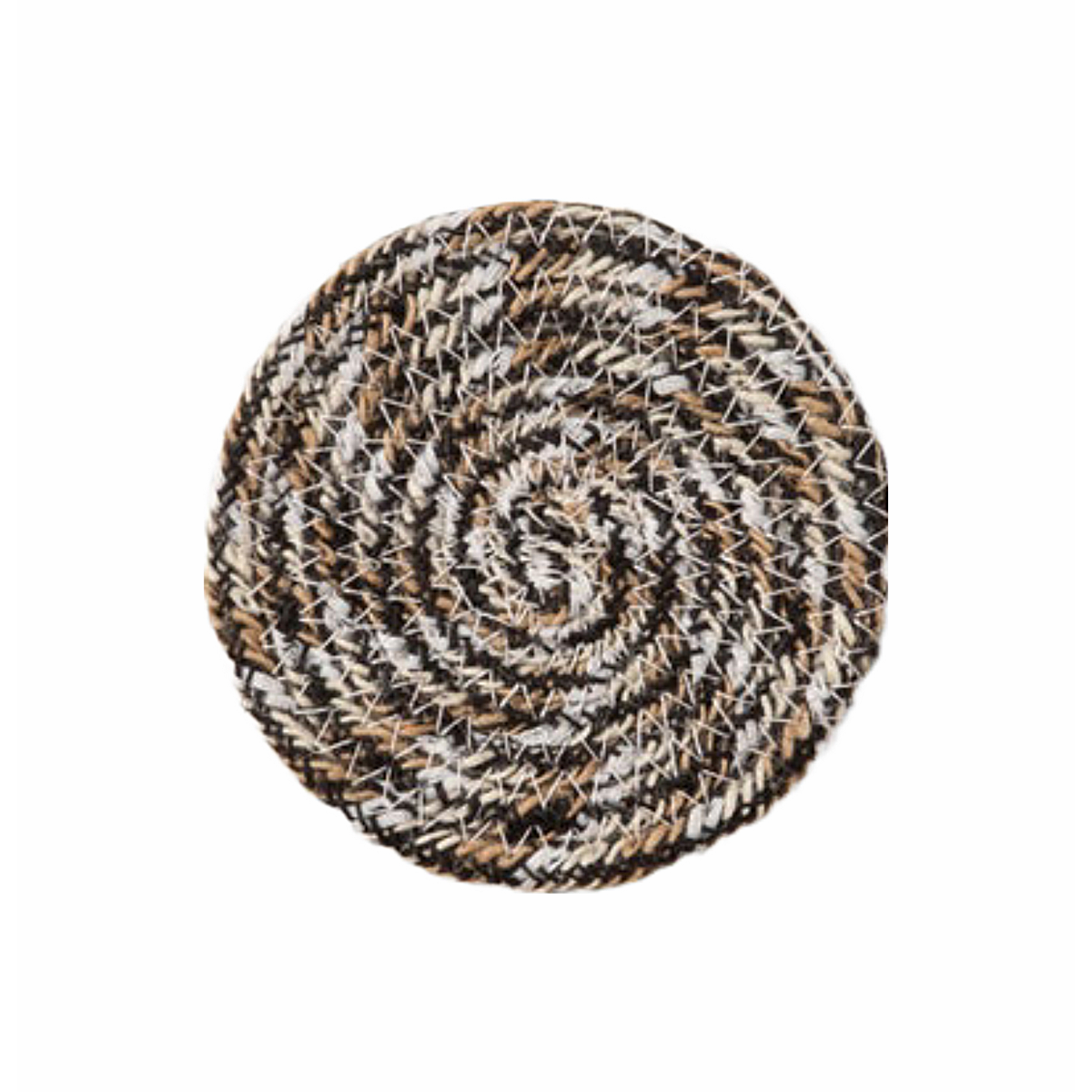 Atticus Jute Coasters Boxed Set of 4 - Espresso Jute