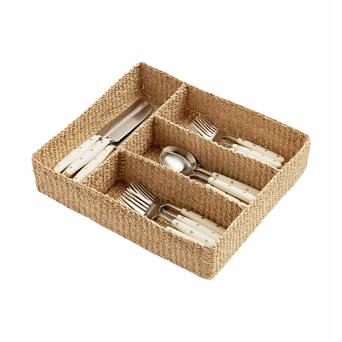 Voru Abaca Flatware Holder - Natural