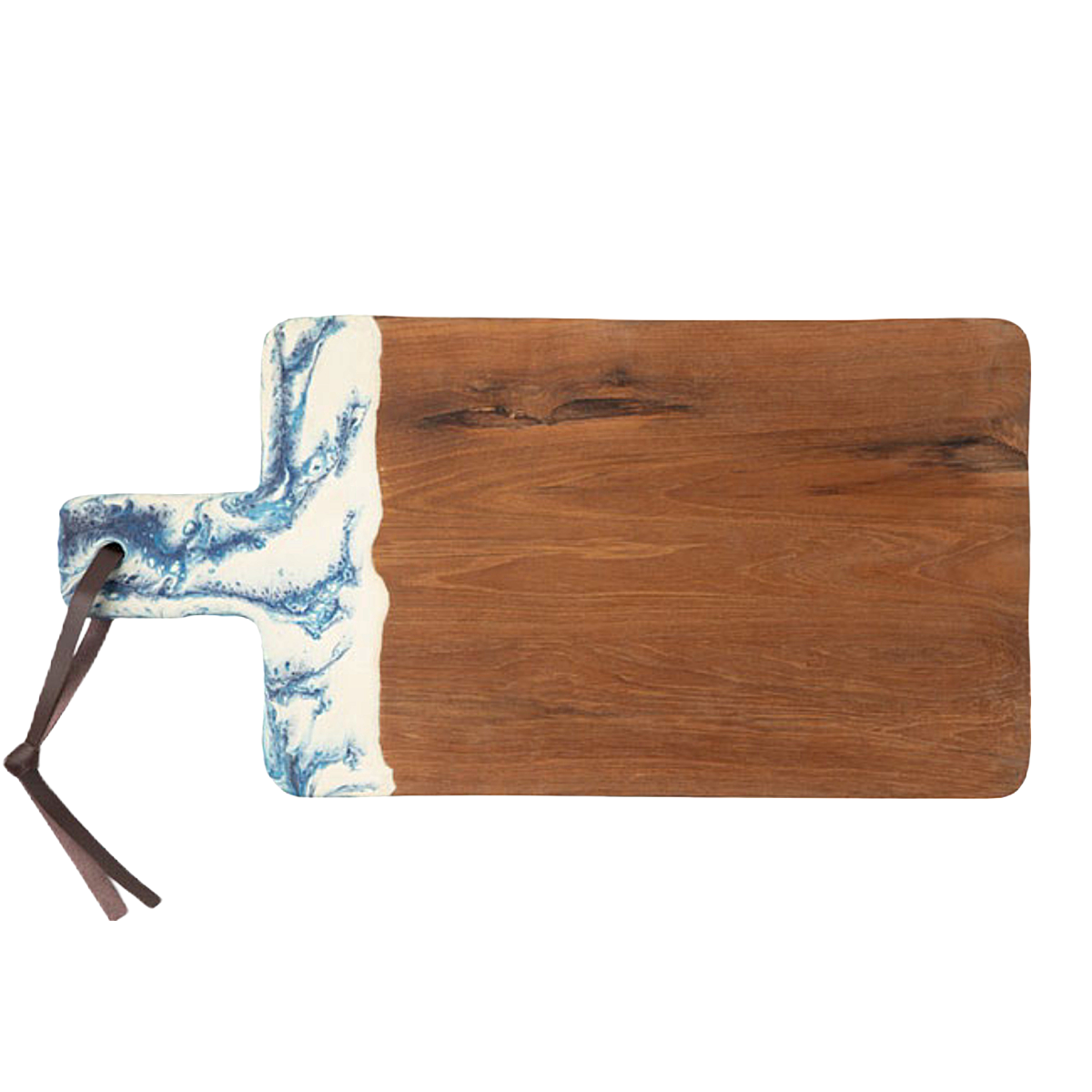 Austin Teak Serving Board - Blue