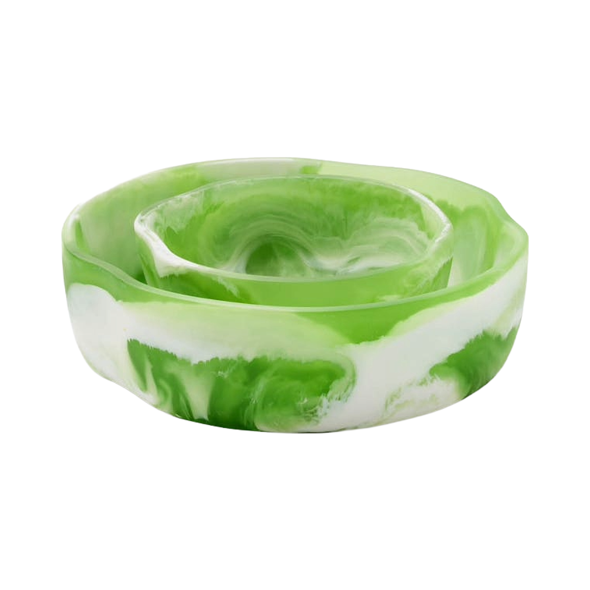 Beatrix Resin Serving Bowls Set/2 - Green