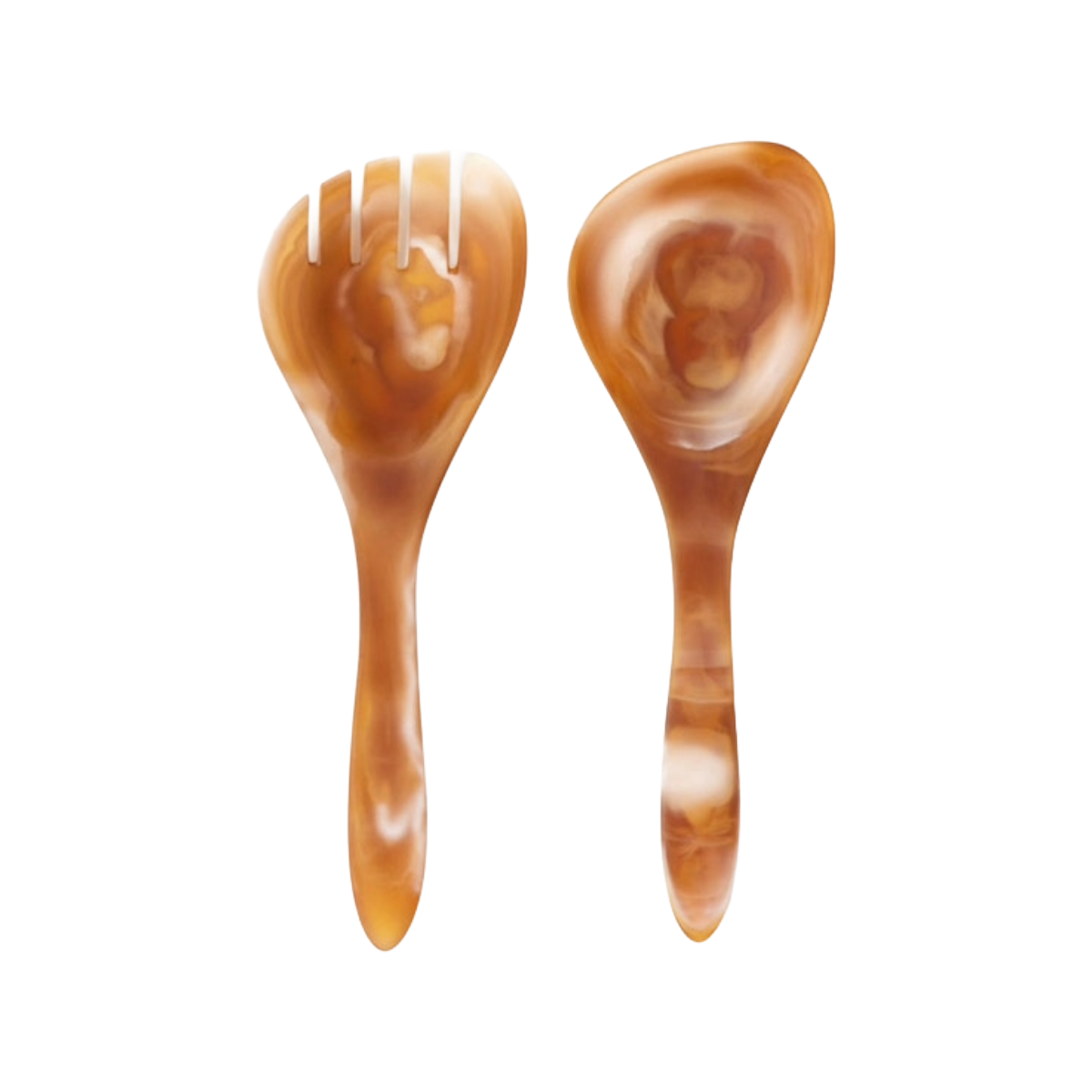 Laney Swirled Resin Servers - Brown