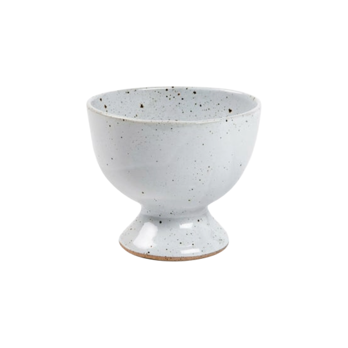 Wilson Footed Serving Bowls - White Salt Glazze