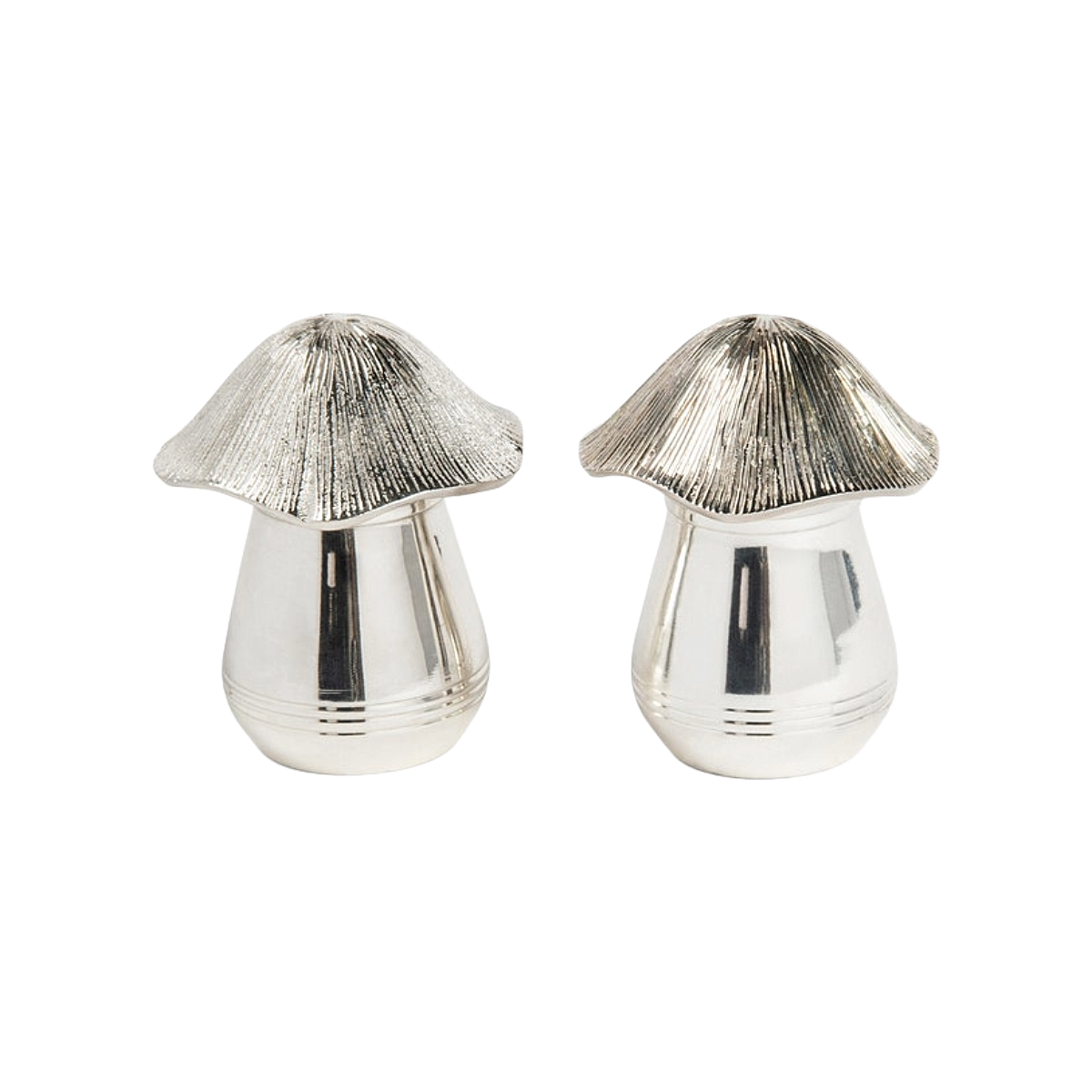 Heidi Silver Mushroom Salt & Pepper Boxed Set