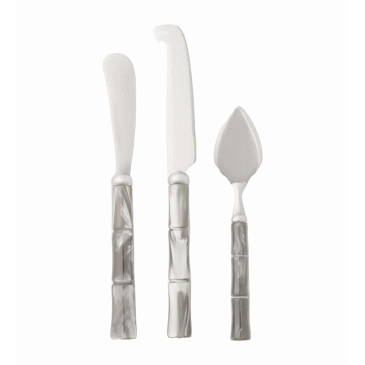 Lulu 3 Piece Cheese Knife Set - Grey