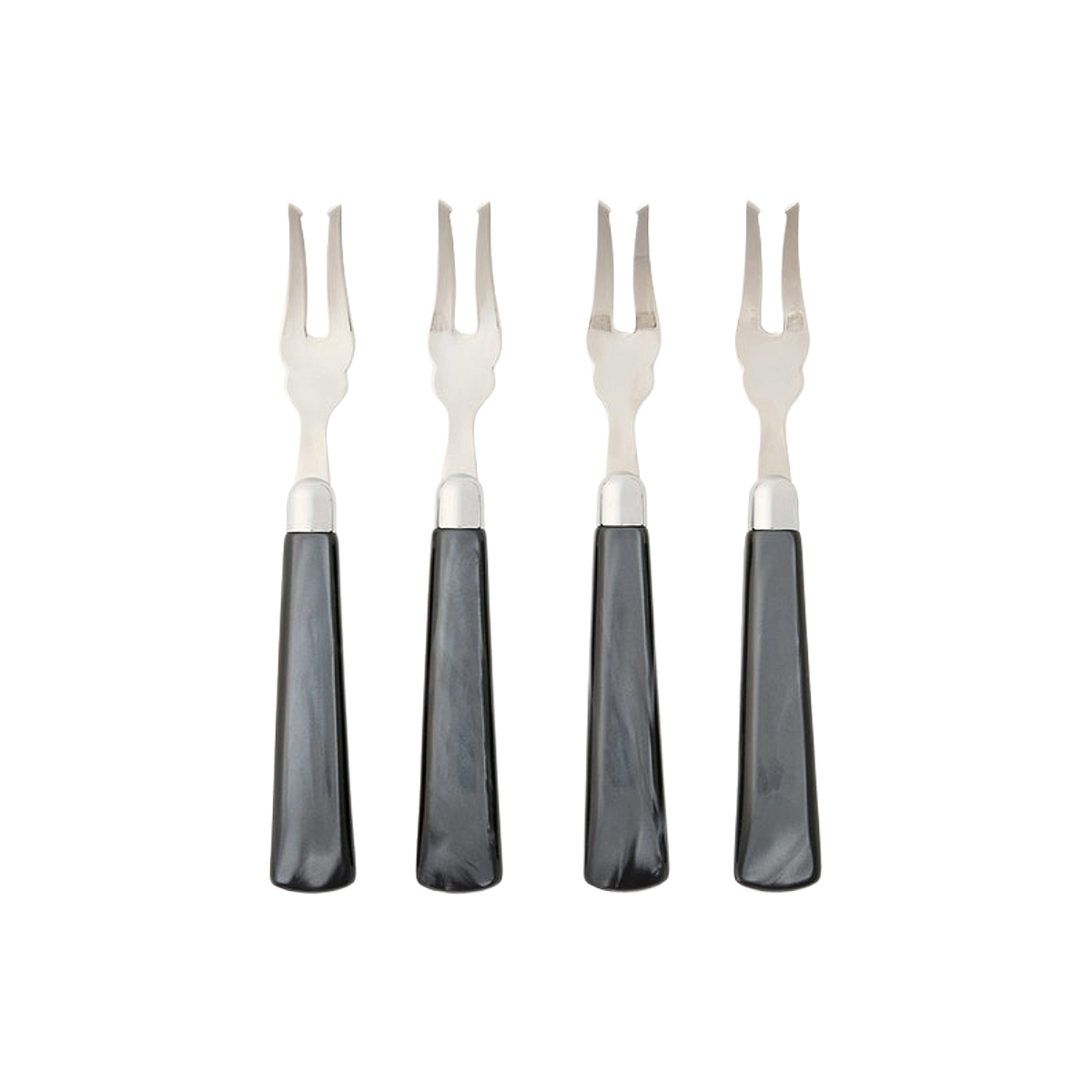 Colson Appetizer Fork Set of 4 - Black