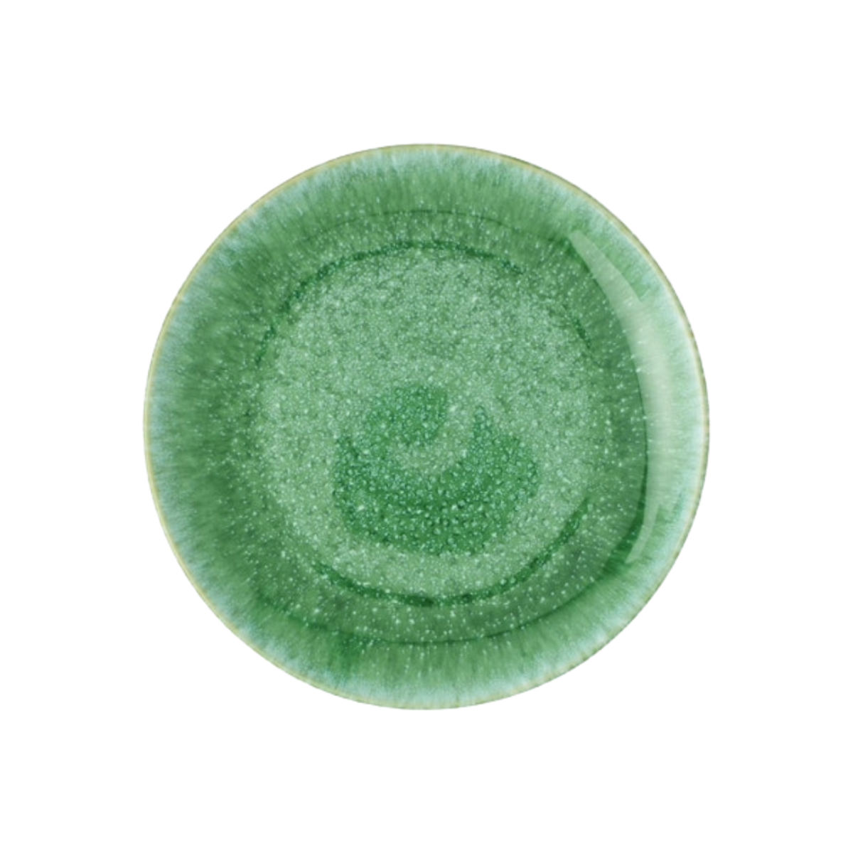 Eloise Reactive Emerald Bread Plate Set of 4