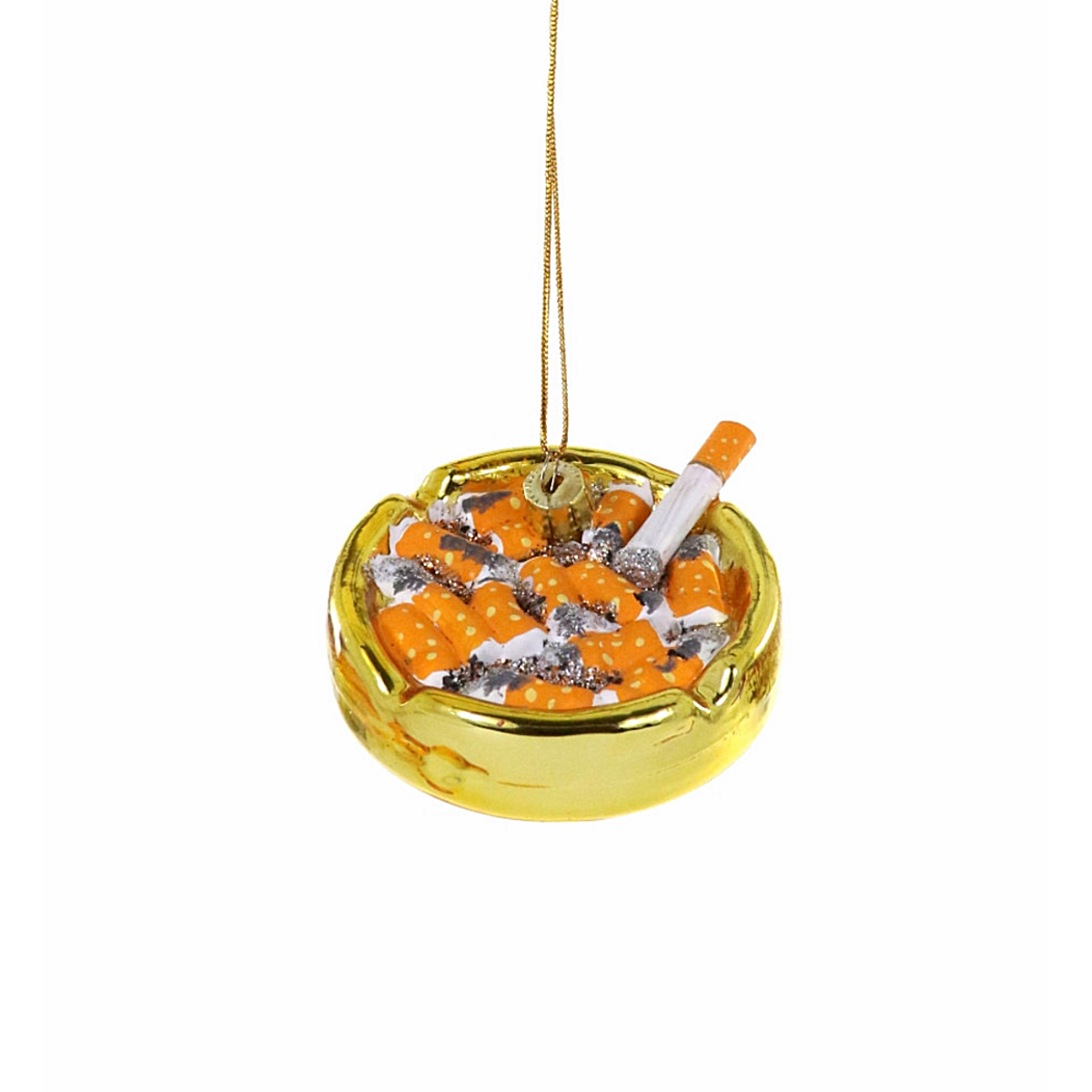 Gold Cigarette Holder Ornament