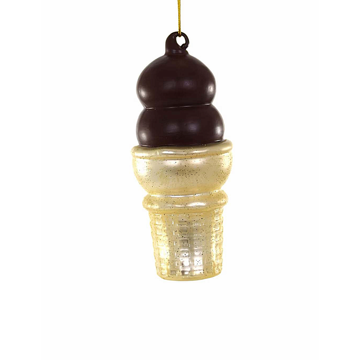 Chocolate Dipped Cone Ornament