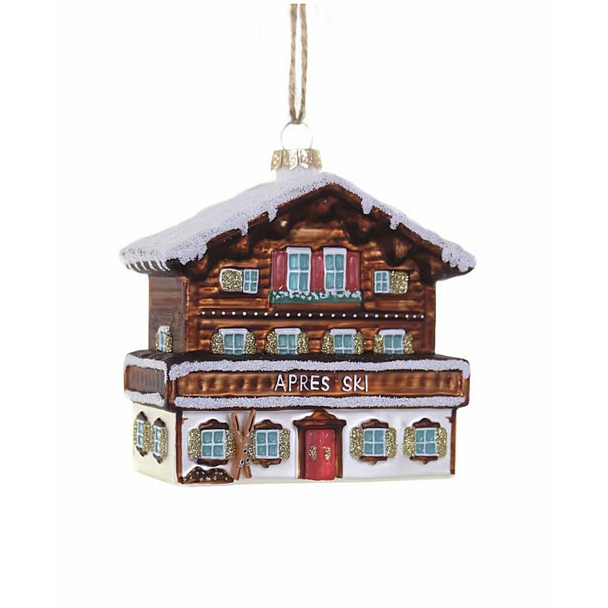 Ski Chalet Ornament