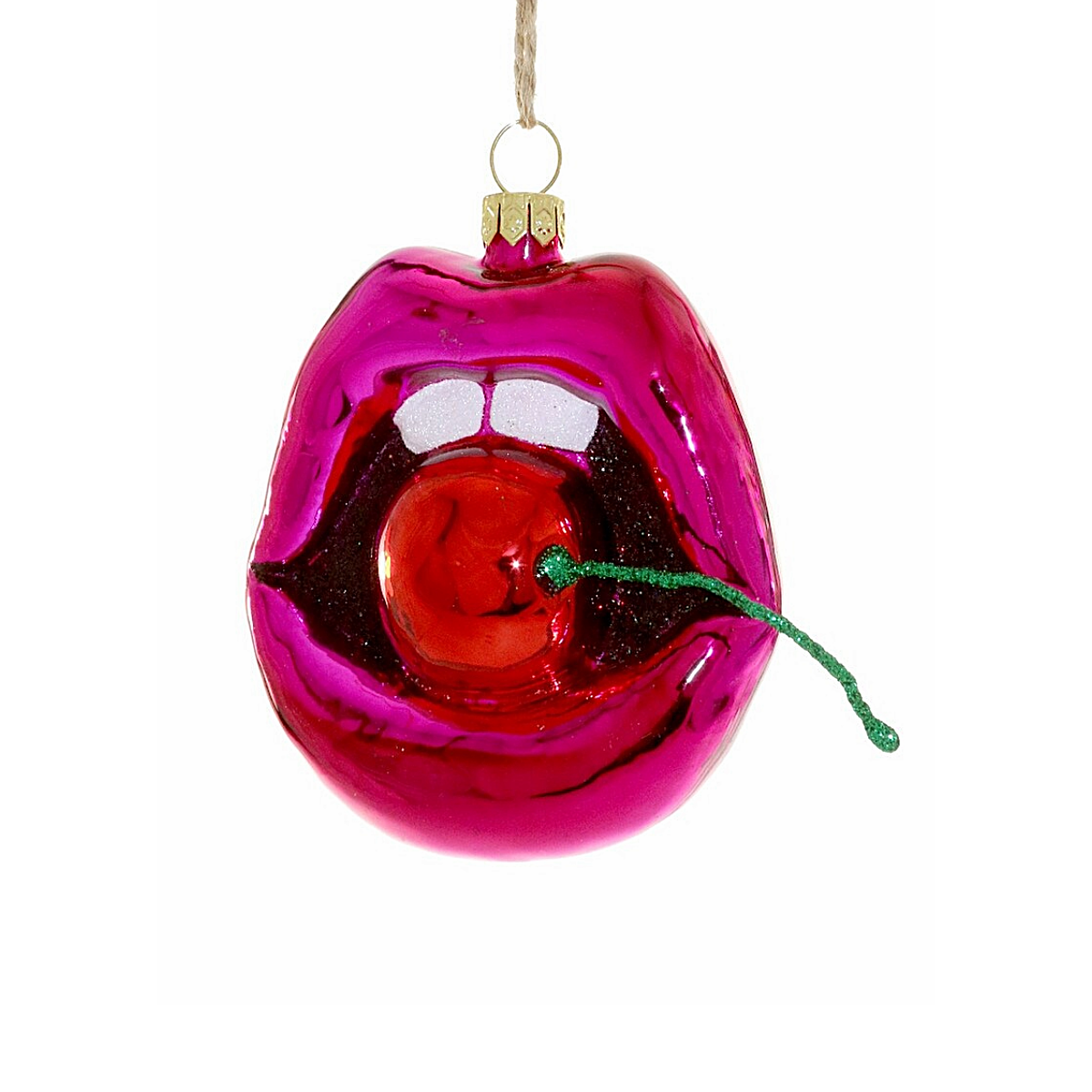 Cherry Lips Ornament