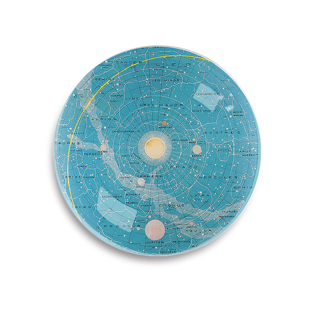 The Constellations Round Decoupage Tray