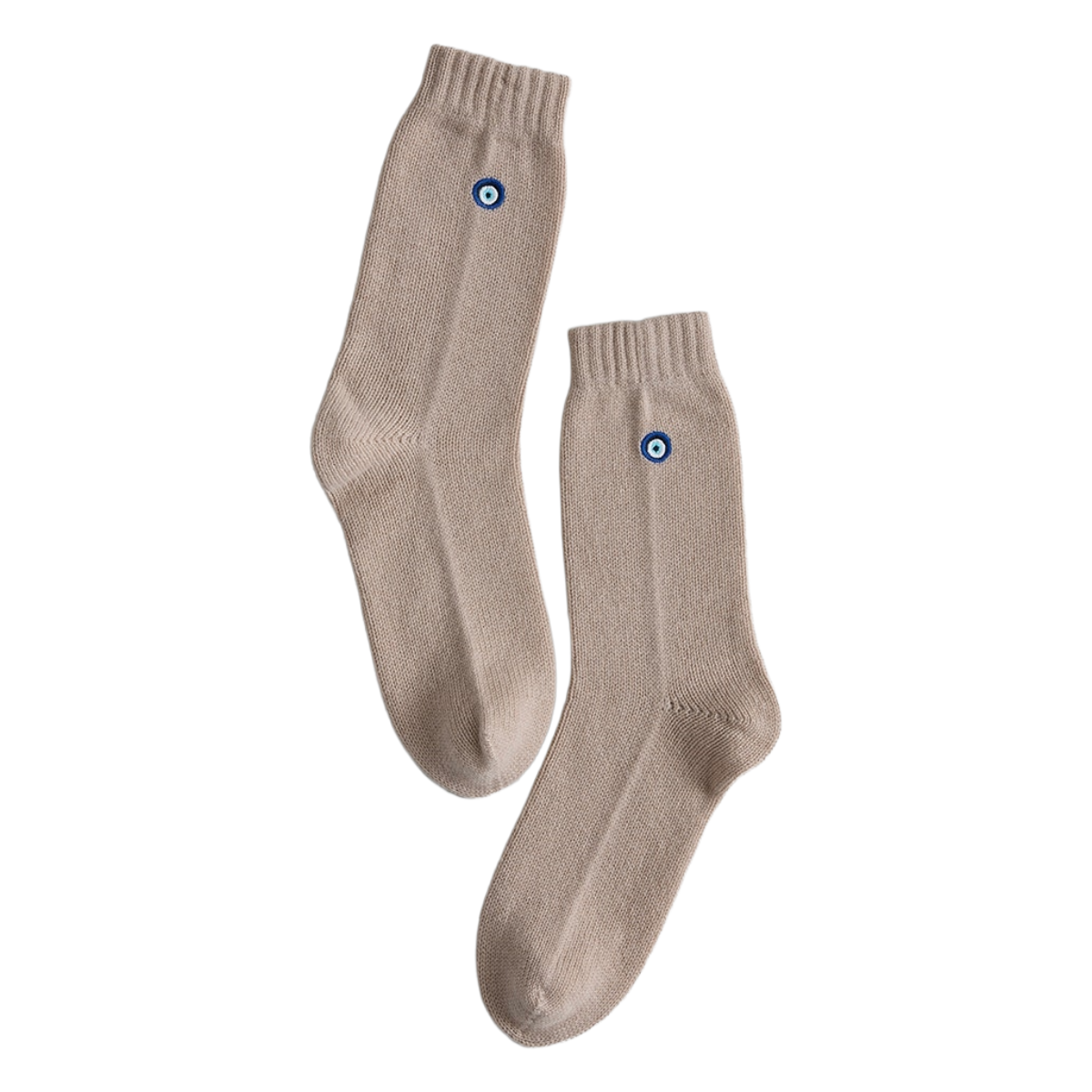 Cashmere Sleeping Socks - Beach