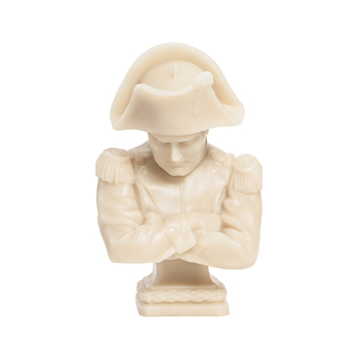 Napoleon Bust Candle - Stone