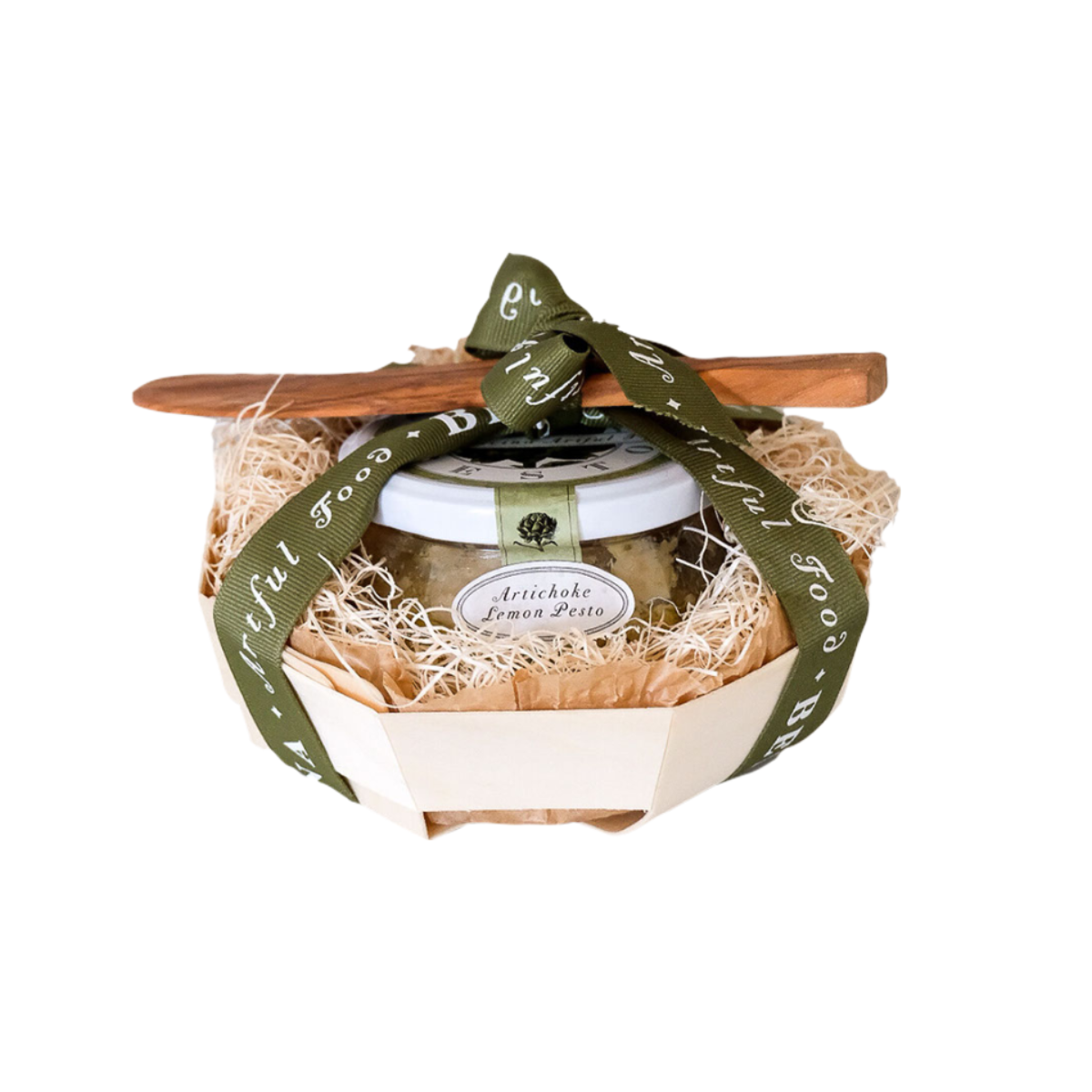 Artichoke & Olivewood Spreader Balsawood Baker Gift
