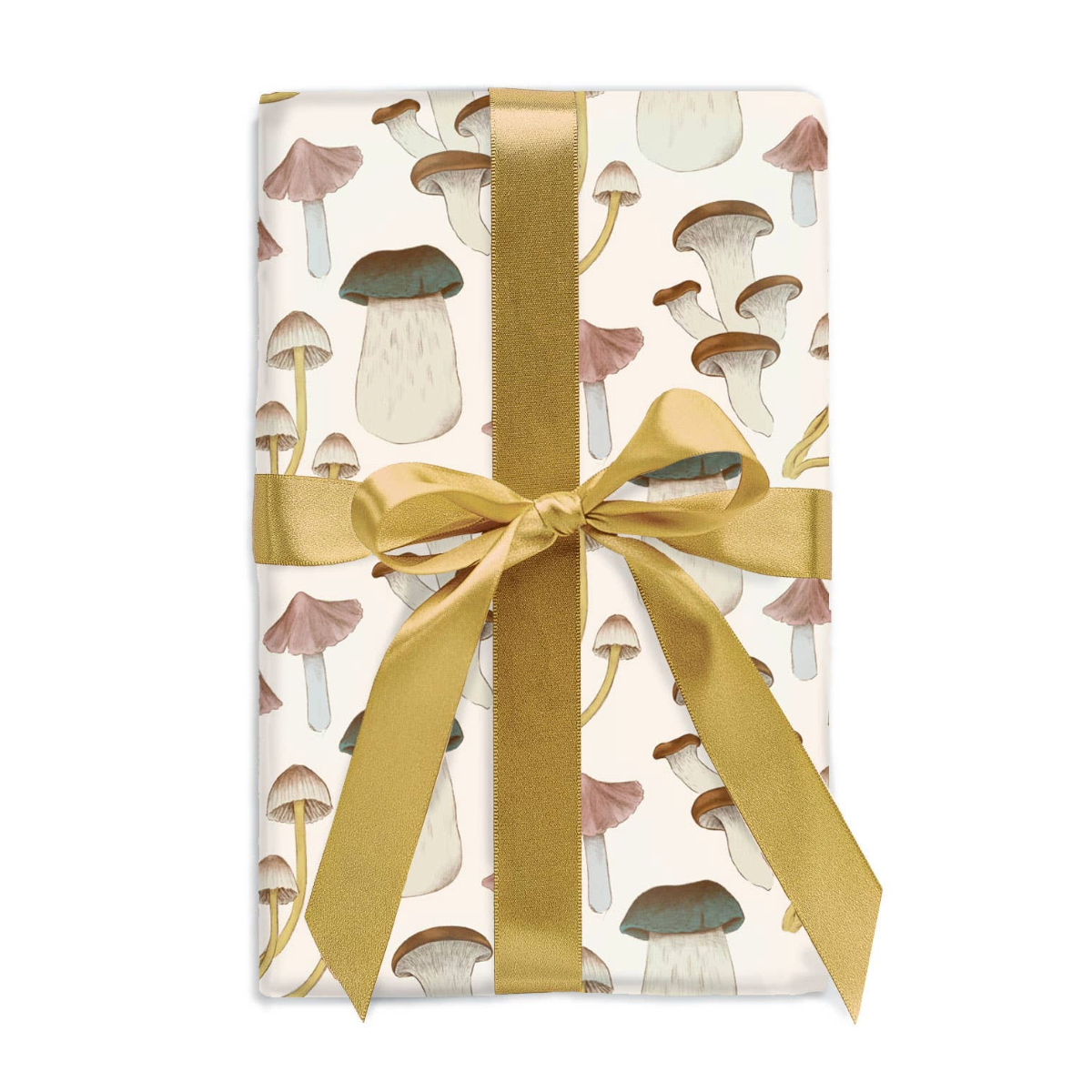 Ecru Mushrooms Gift Wrap