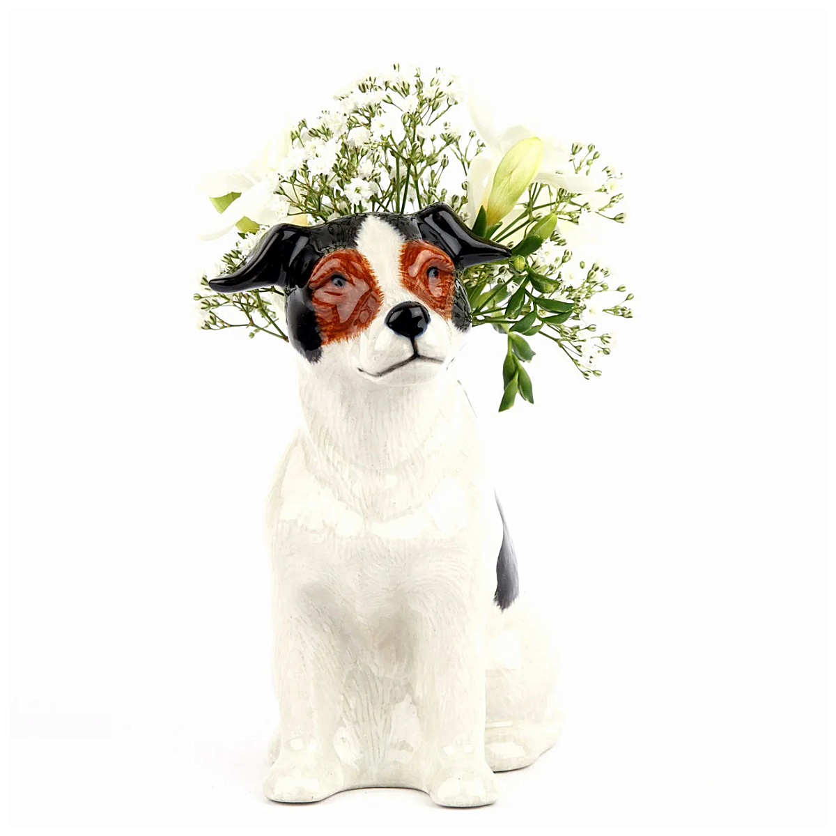 Jack Russell Flower Vase