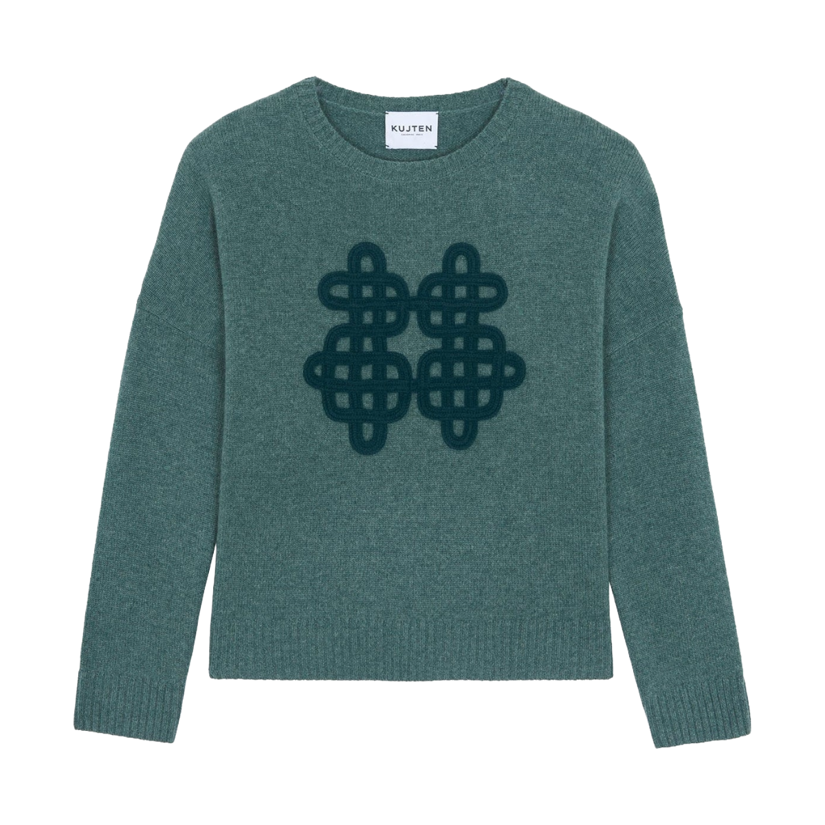 Amelie Symbol Sweater - Wakame Green
