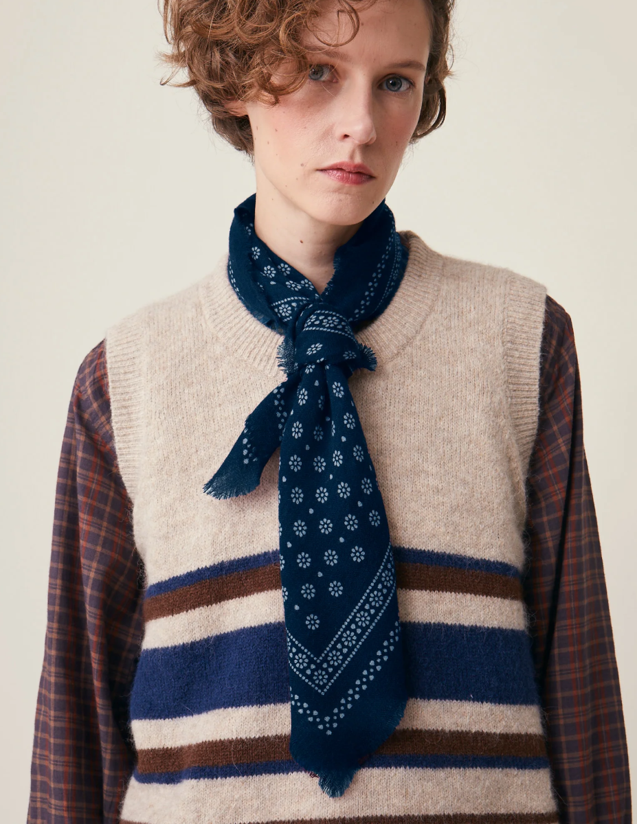 Scarf Olaf N°676 - Magic Blue
