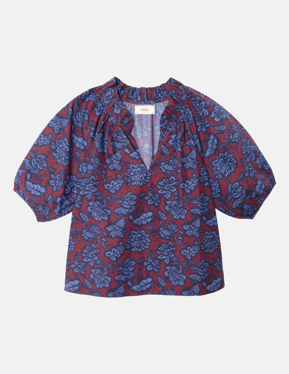 Clementine Top - Merlot Ink